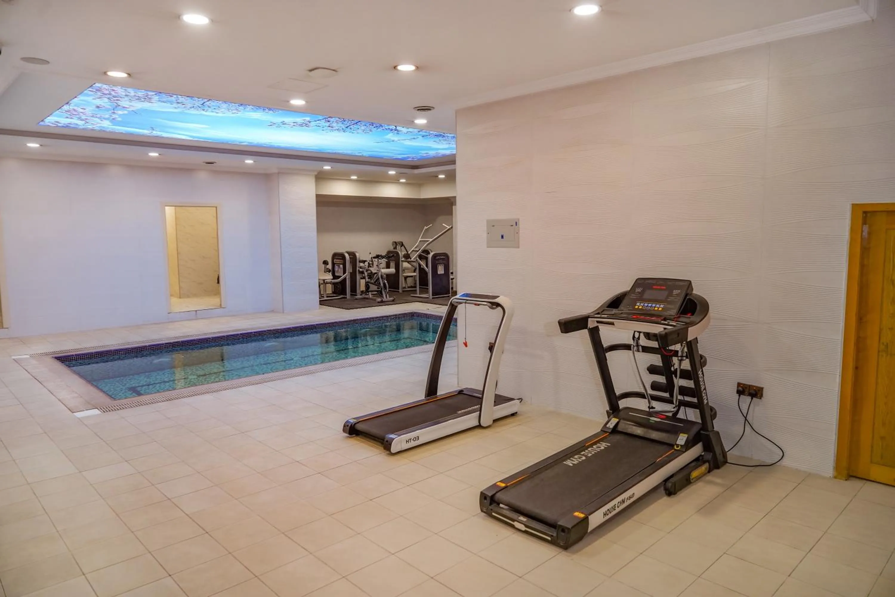 Fitness centre/facilities in Haden Hotel