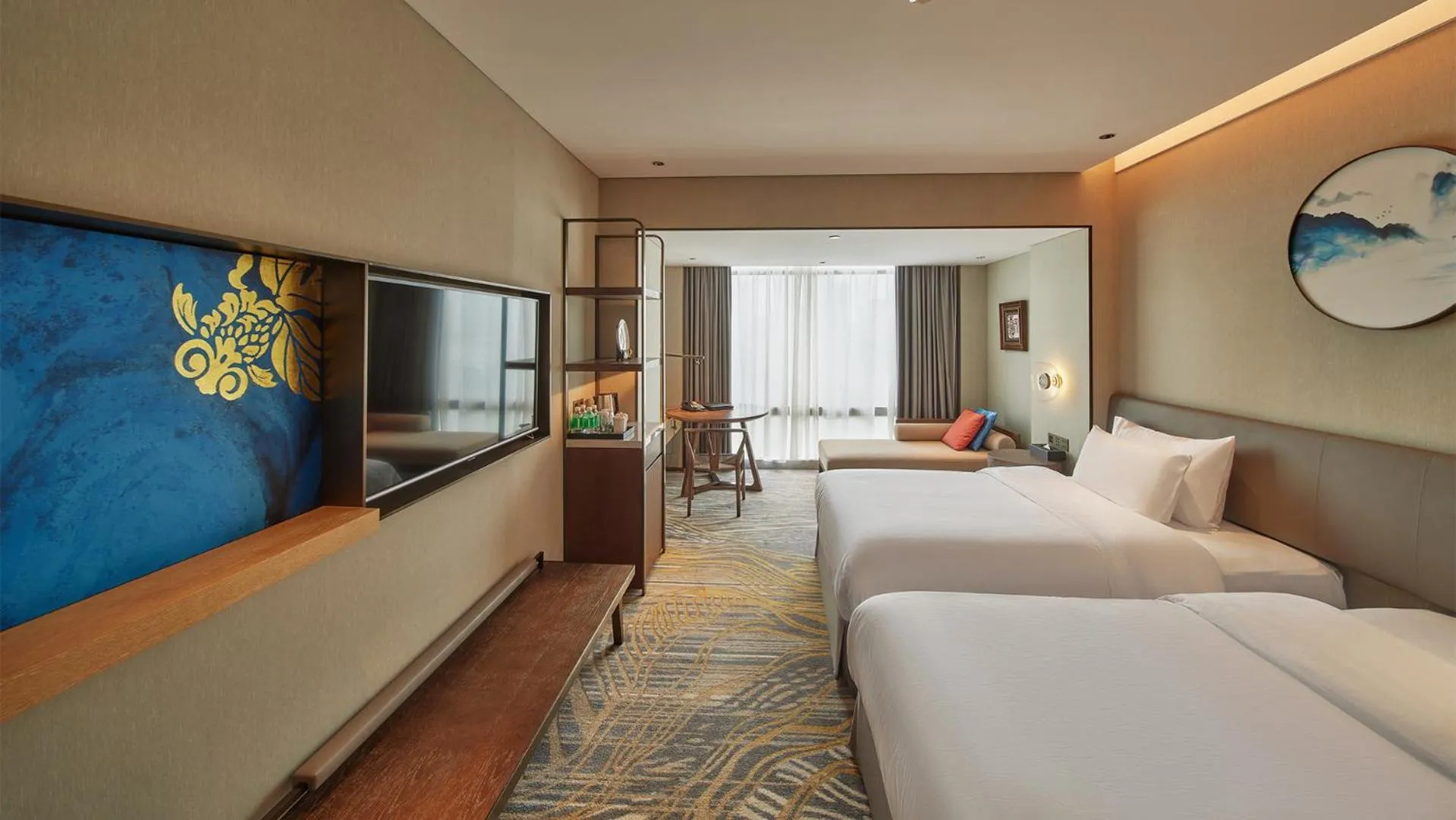 Photo of the whole room, Bed in Guangzhou Dong Fang Hotel