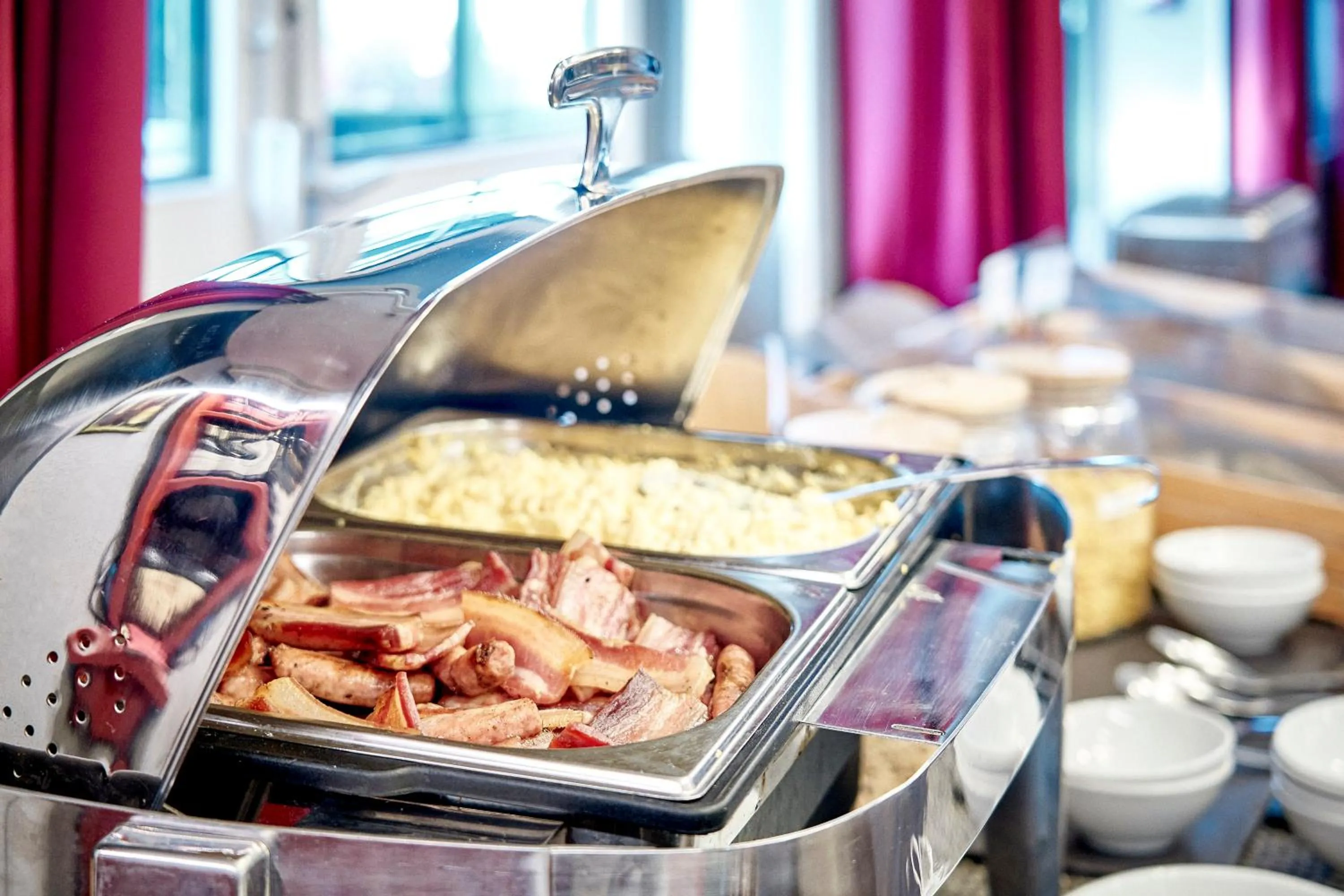 Buffet breakfast in Hotel Donibane Saint-Jean-de-Luz