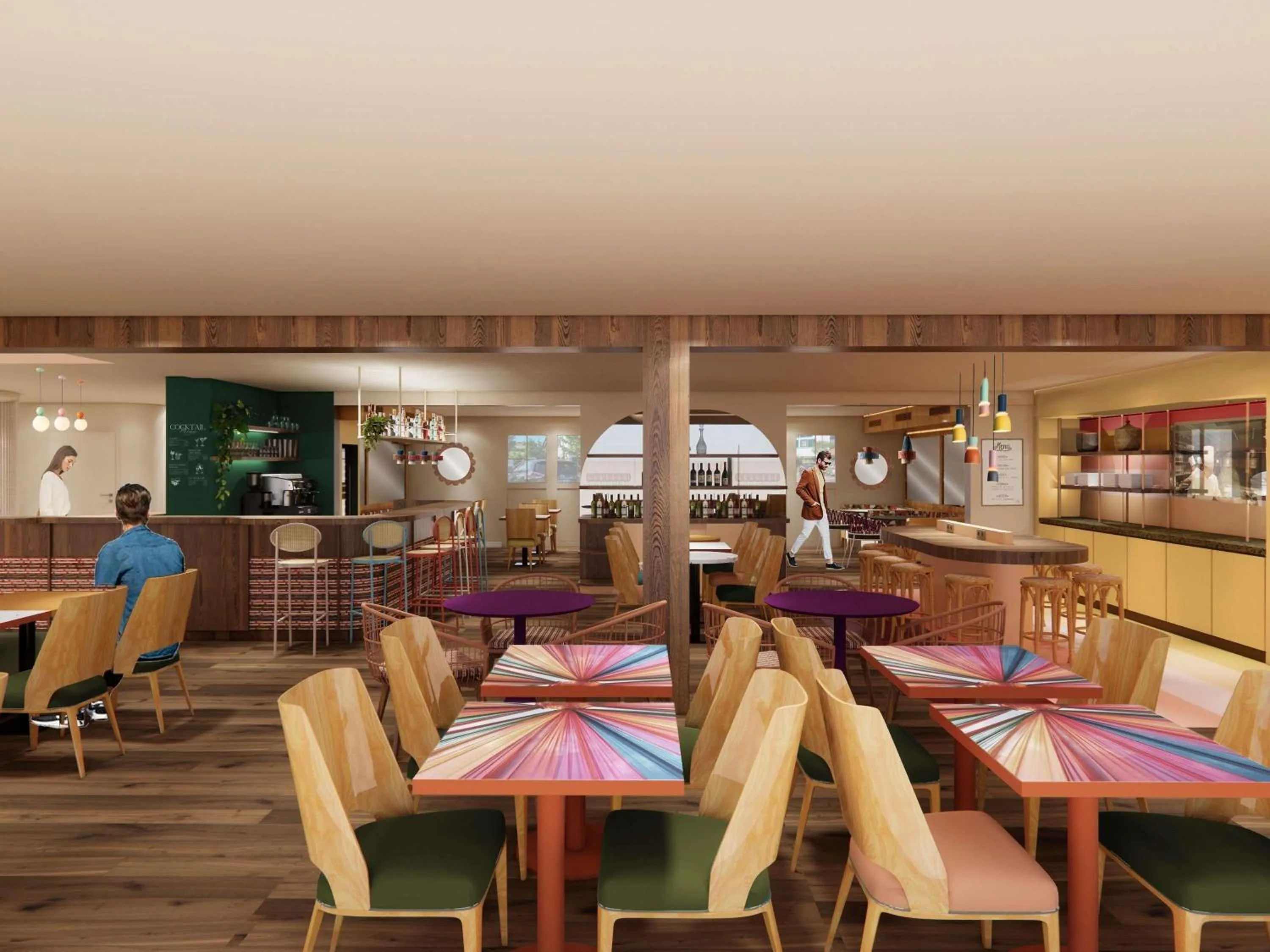 Lounge or bar in Hotel Donibane Saint-Jean-de-Luz