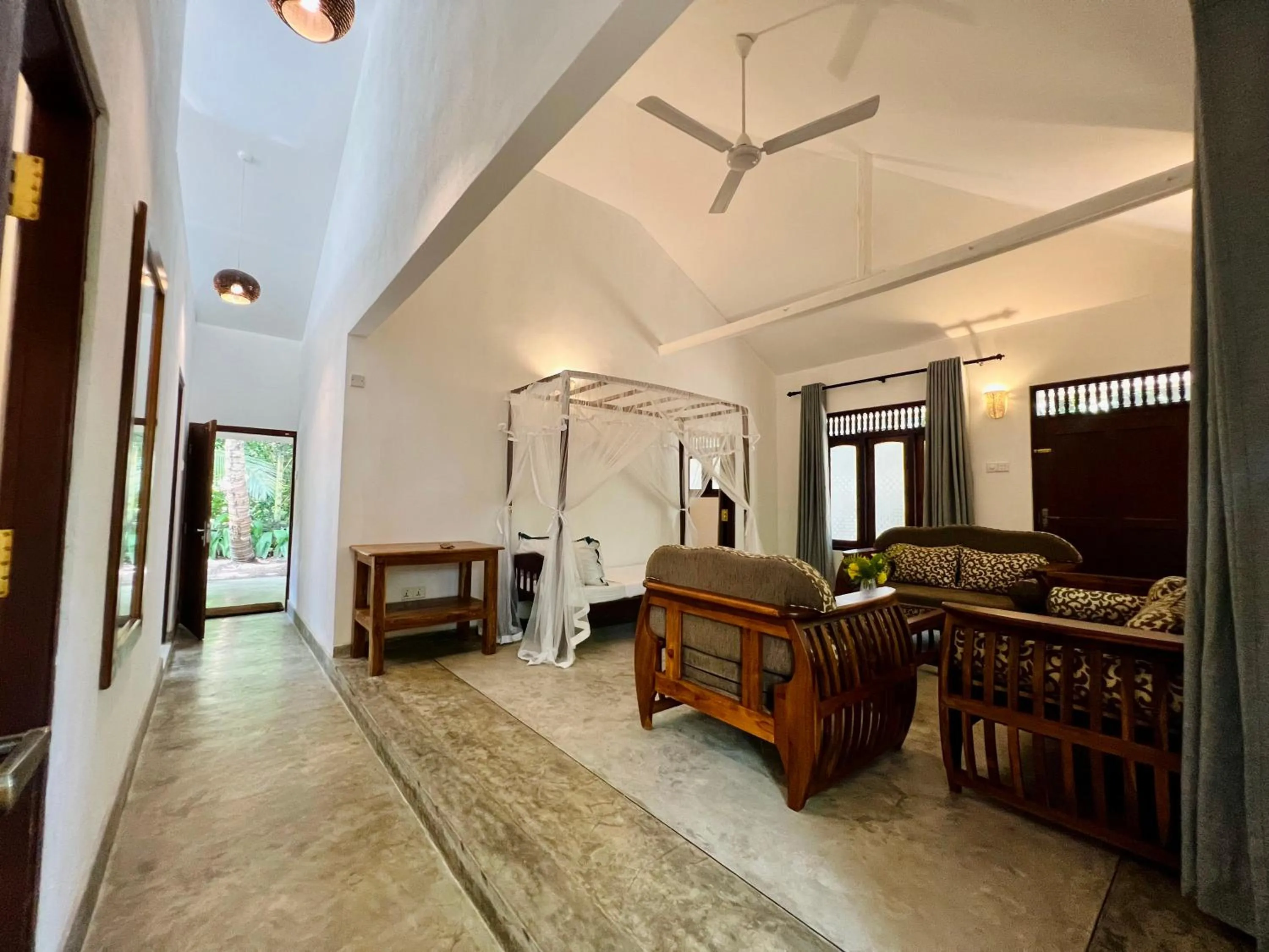 Living room in Green Escape Unawatuna