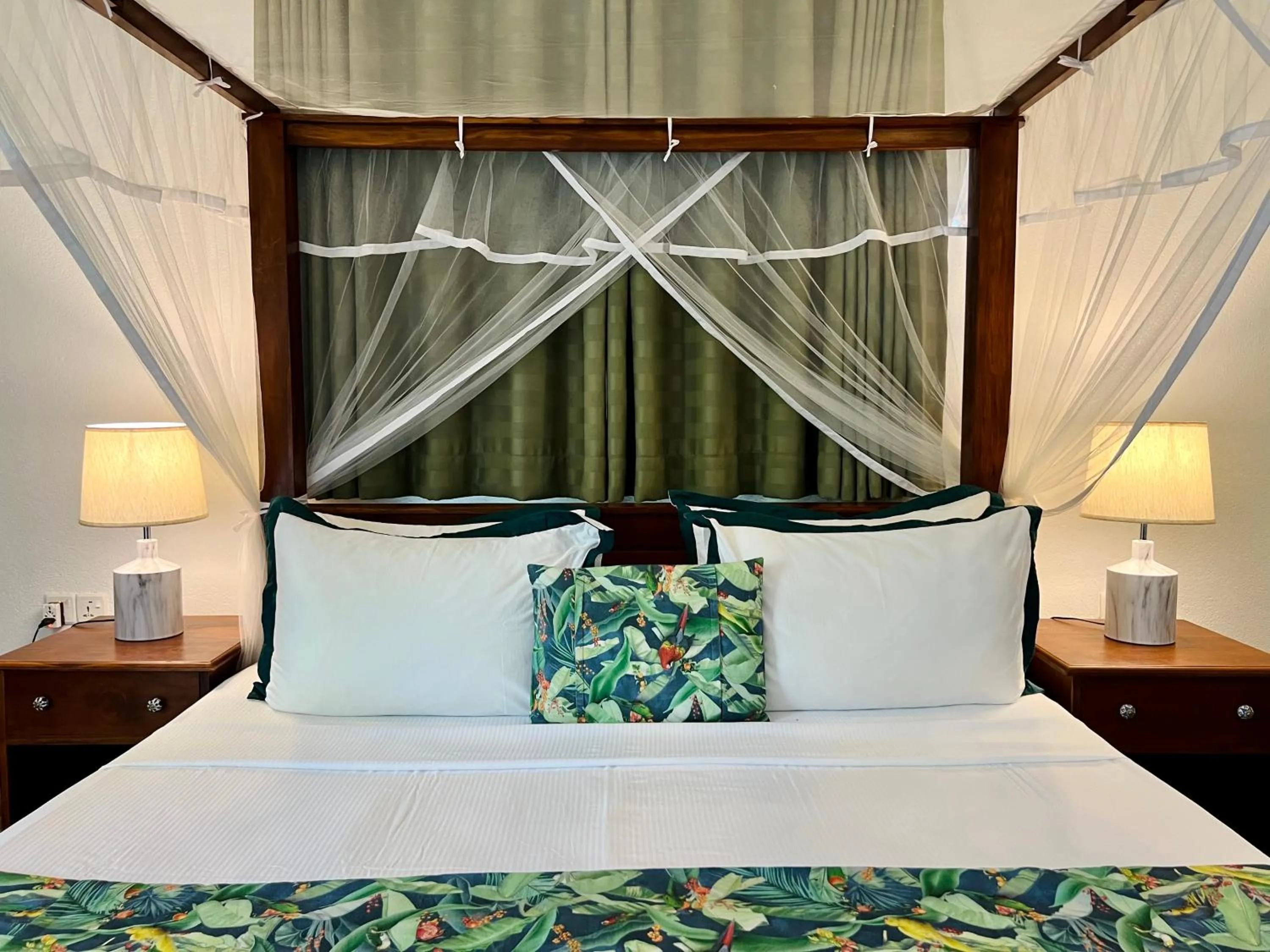 Bed in Green Escape Unawatuna