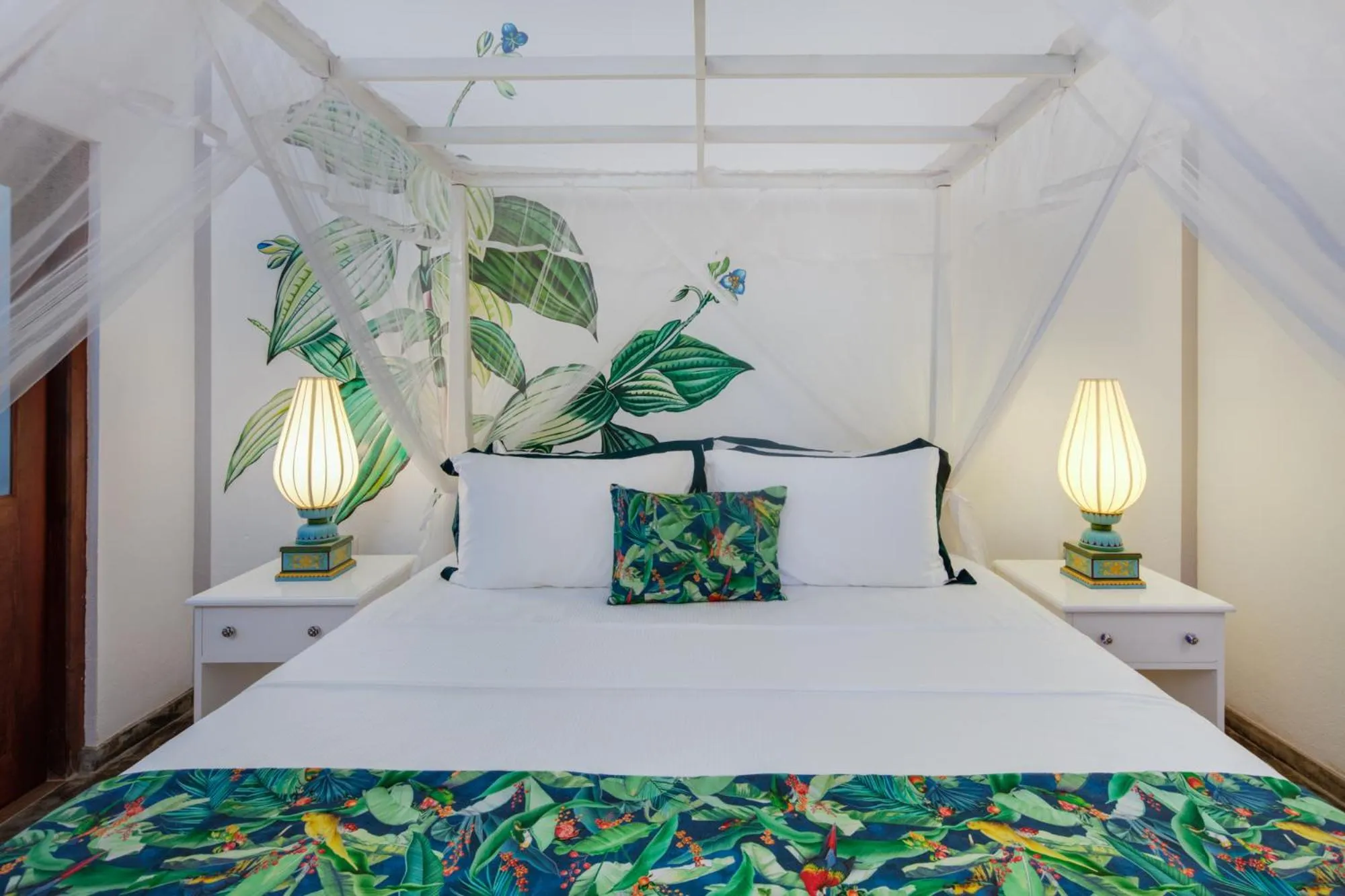 Bedroom, Bed in Green Escape Unawatuna