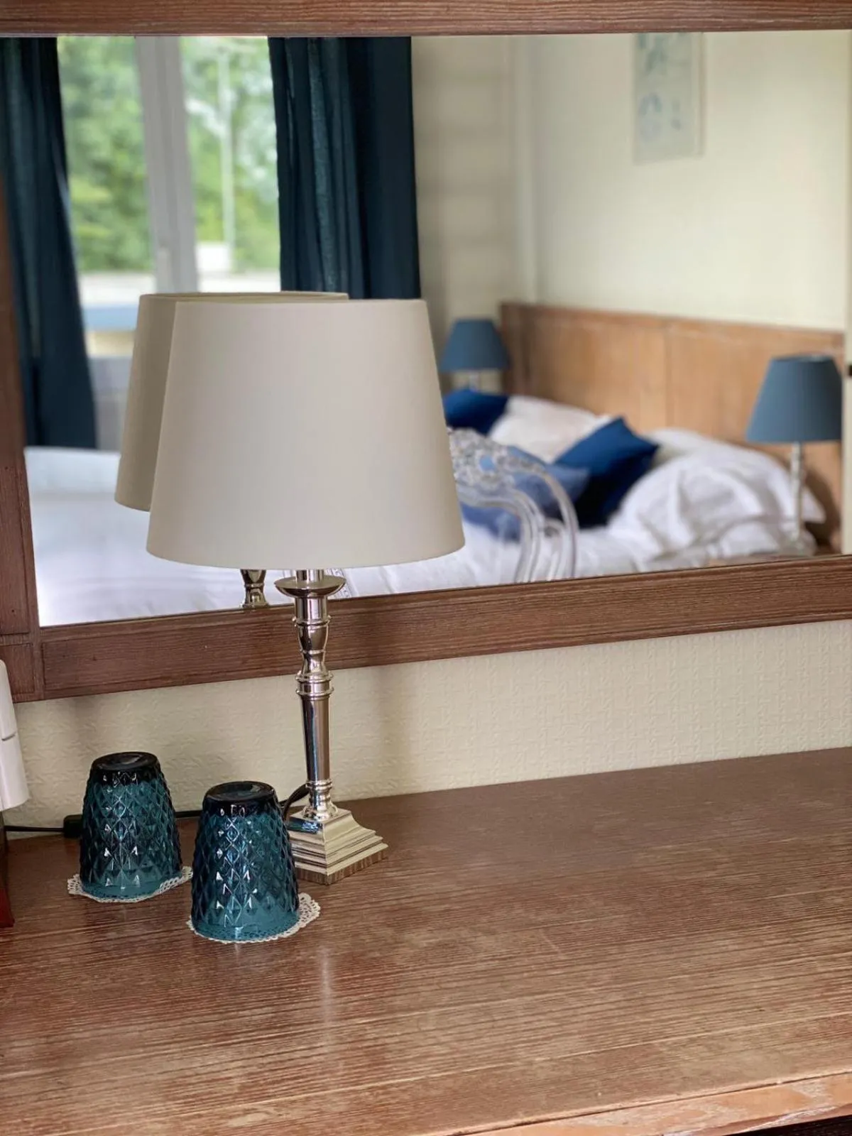 Bed in Hotel Le Rivage