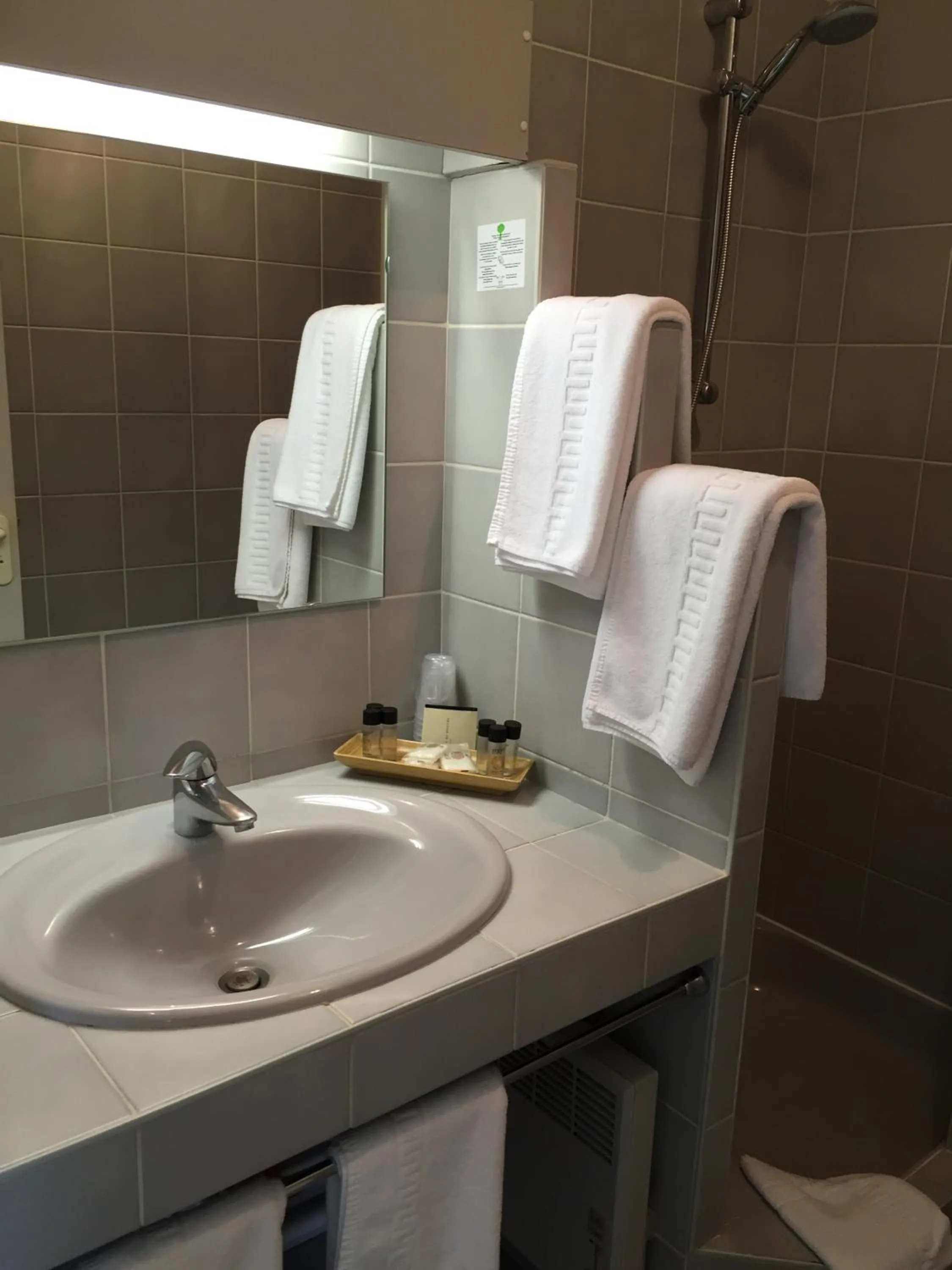 Shower in Hotel Le Rivage
