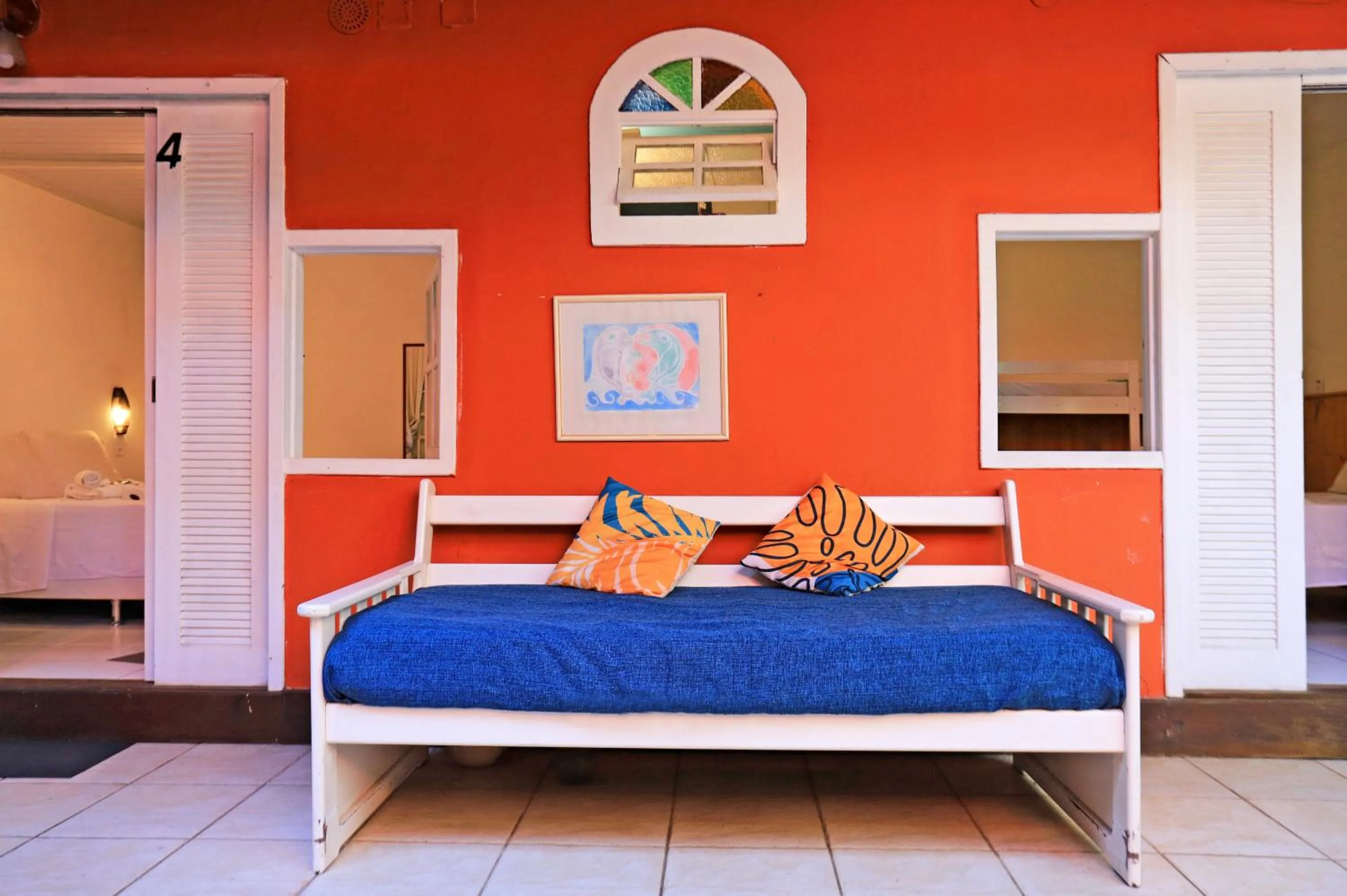 Bed in POUSADA AMENDOEIRA