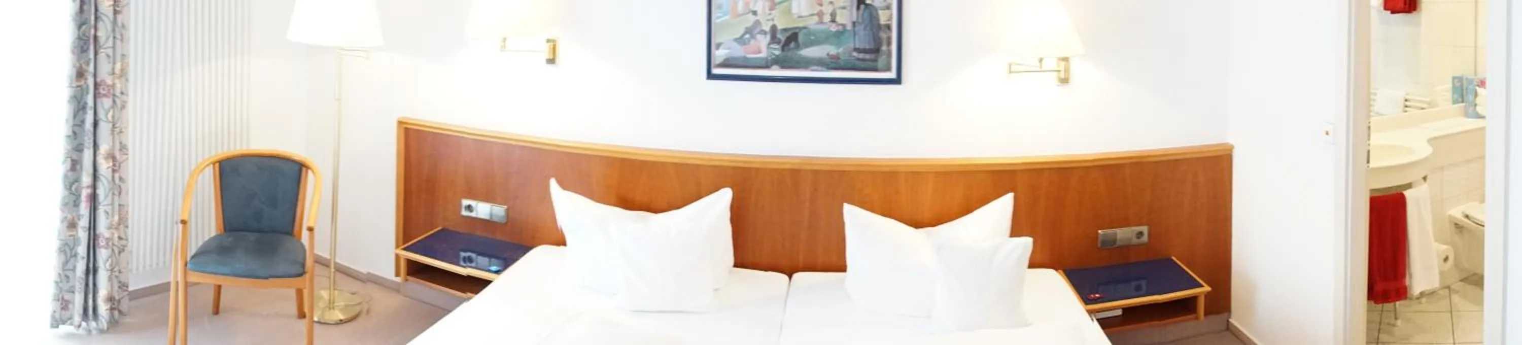 Bed in Hotel-Restaurant Roter Ochsen