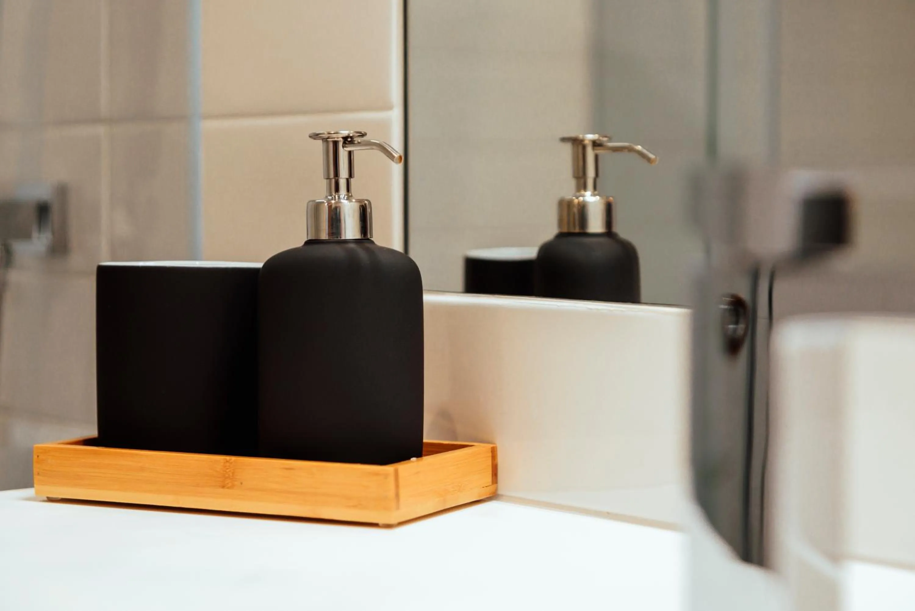 Bathroom in Apartamentos Plaza de España 6