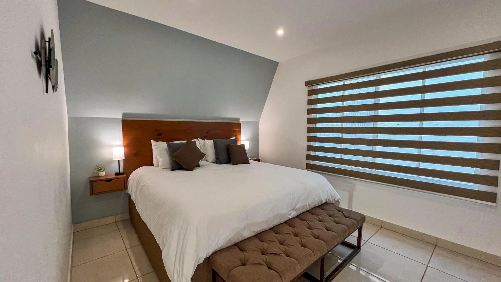 Bed in VILLAS EL ENCANTO