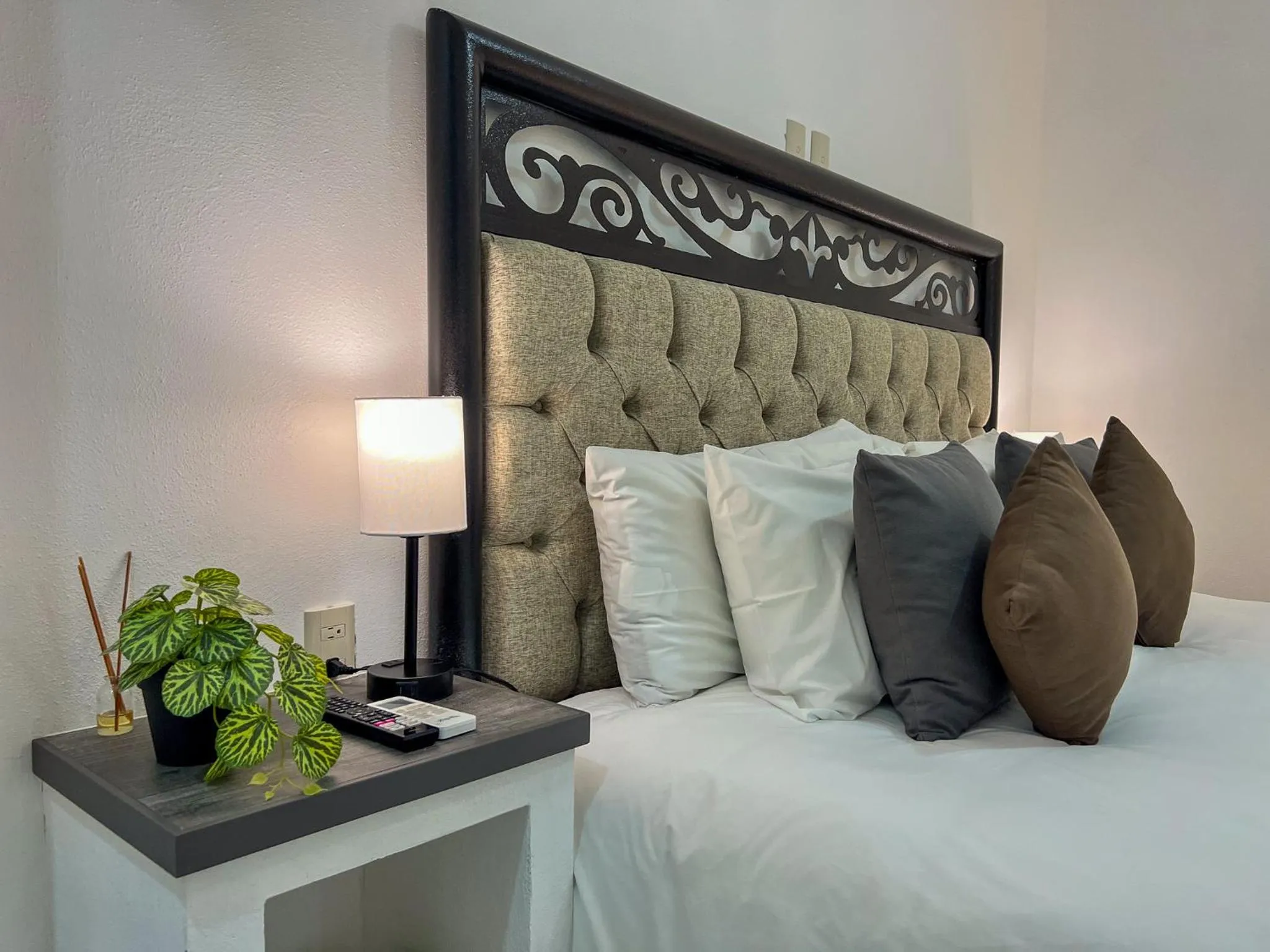 Bed in VILLAS EL ENCANTO