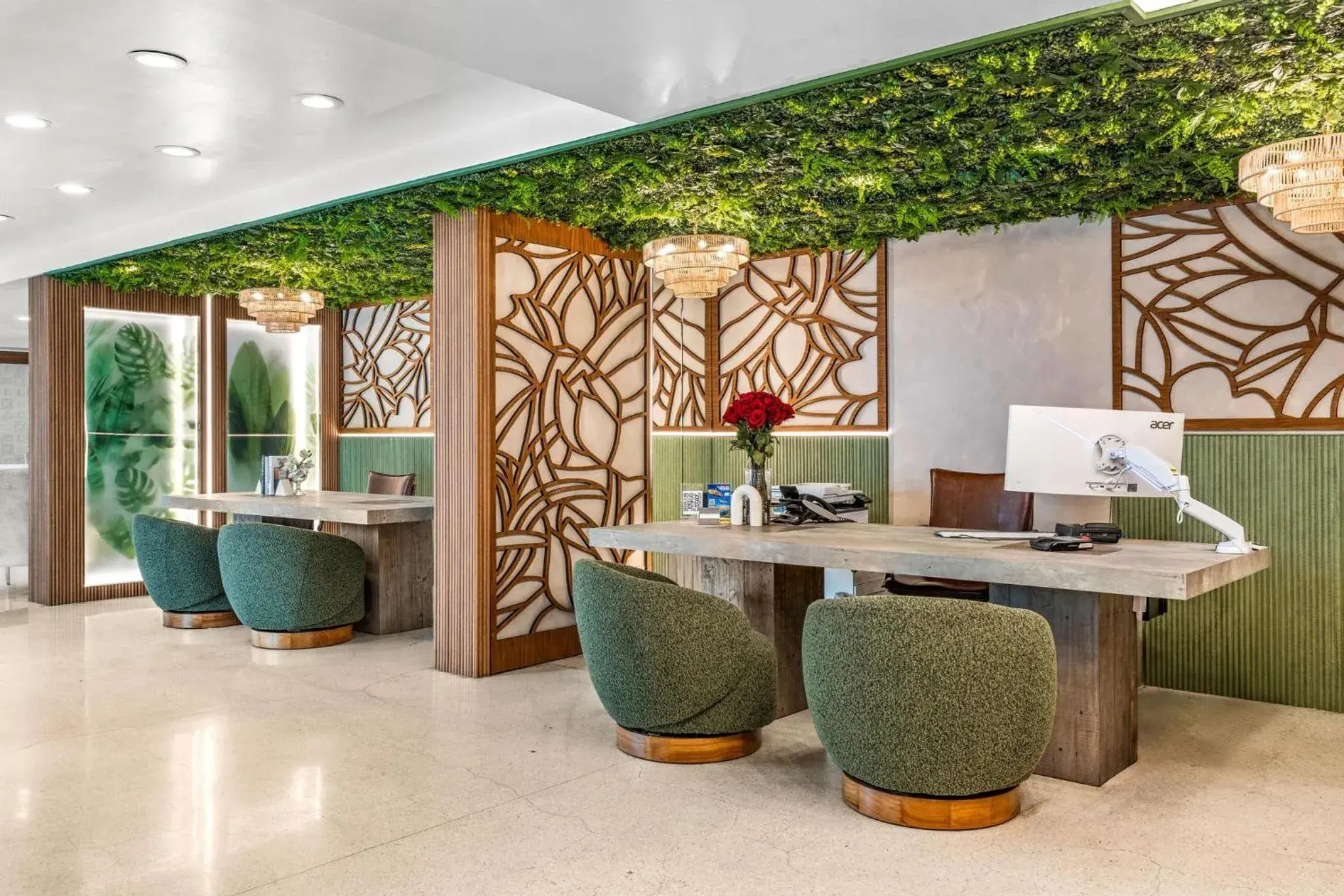 Lobby or reception in Hotel Ocean Lobby or reception in Hotel Ocean