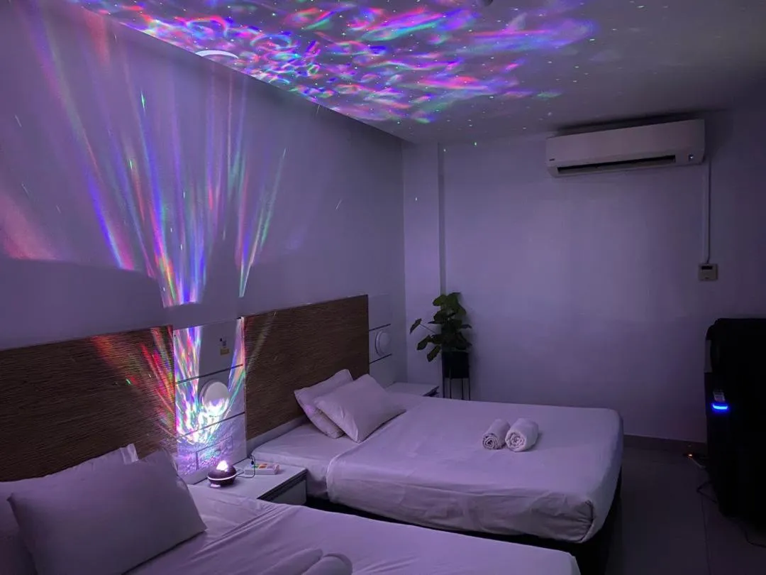 Bed in BANGI BUSINESS Hotel