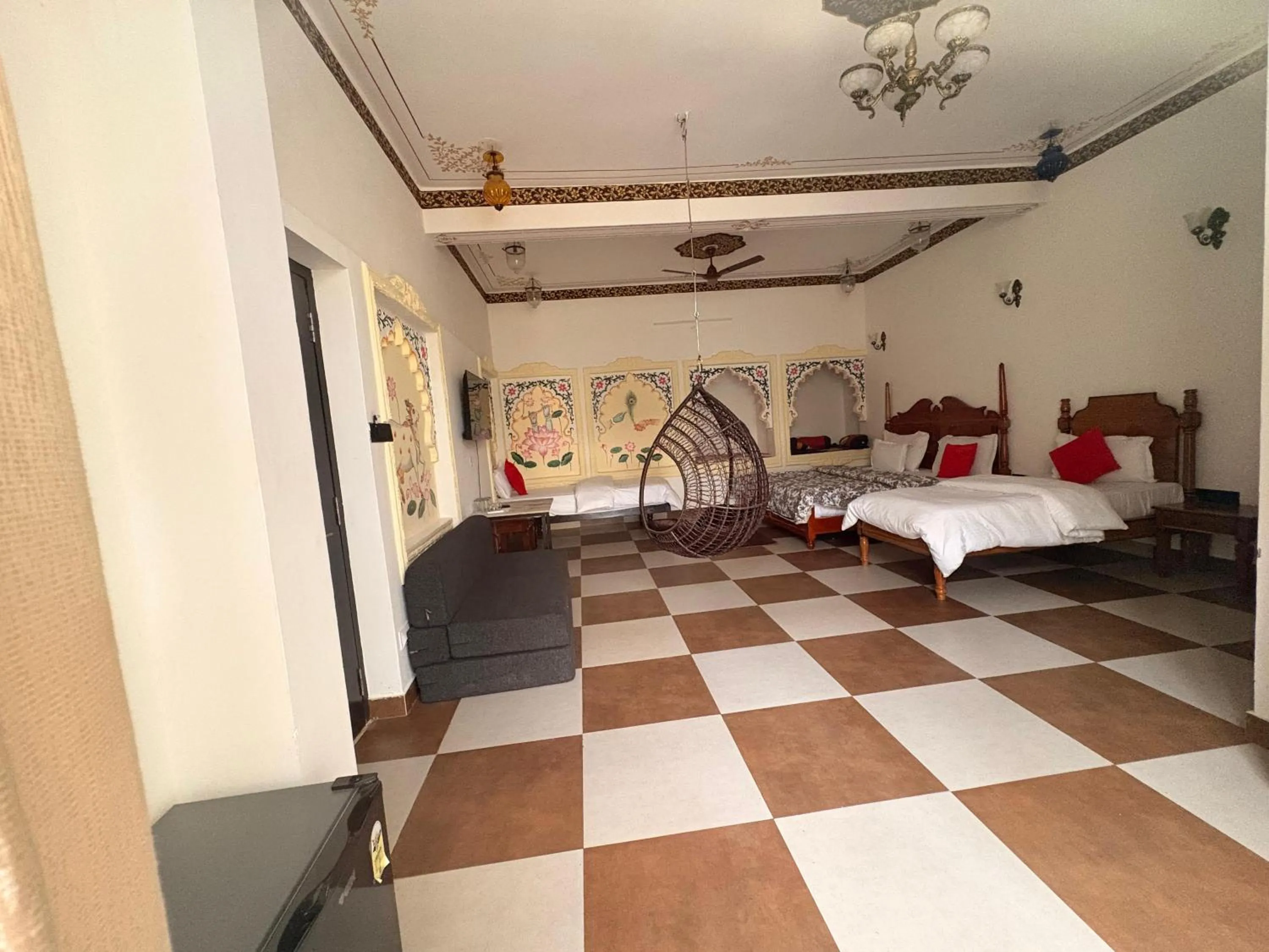 Bedroom, Bed in Hotel Ushaan Haveli