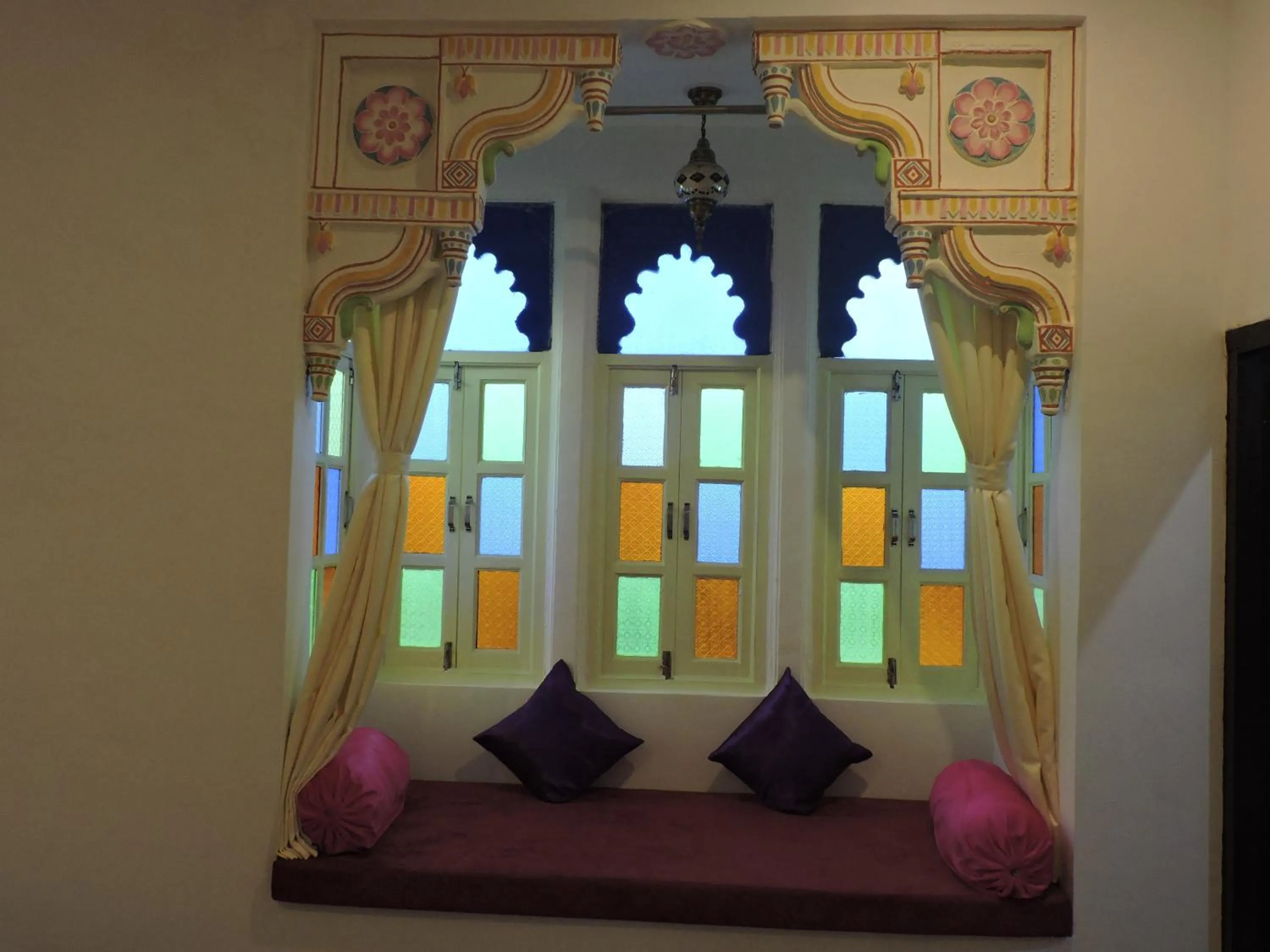 Seating area in Hotel Ushaan Haveli