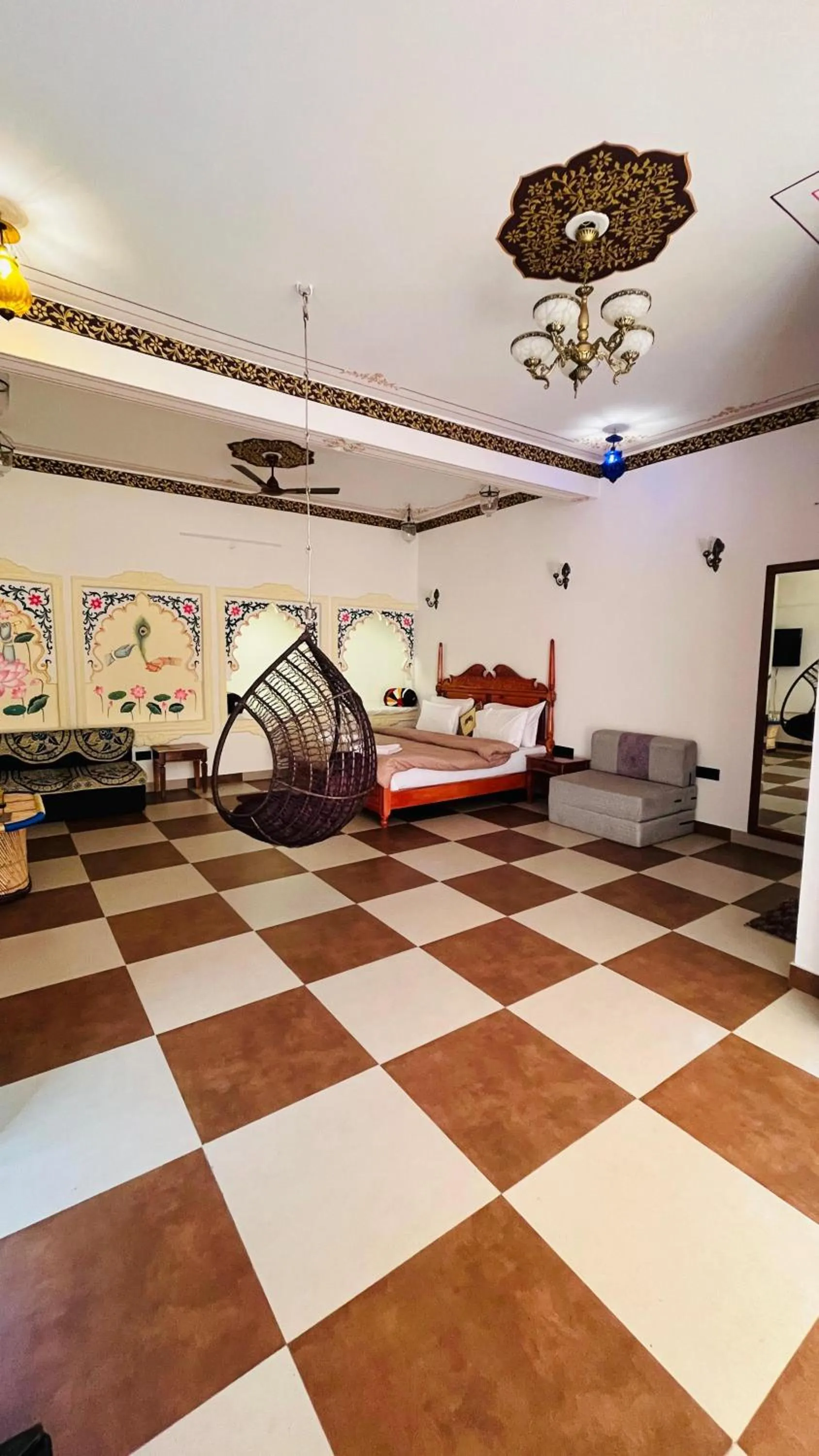 Bedroom in Hotel Ushaan Haveli