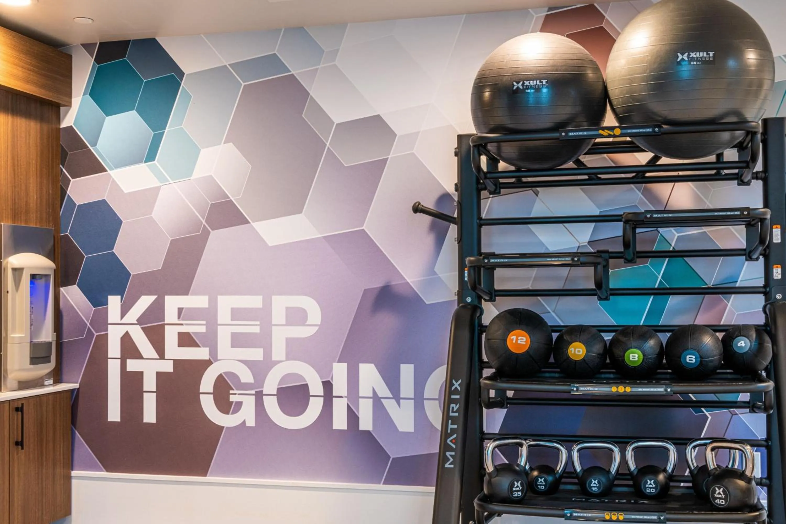 Fitness centre/facilities in SpringHill Suites by Marriott Baltimore Downtown Convention Center Area