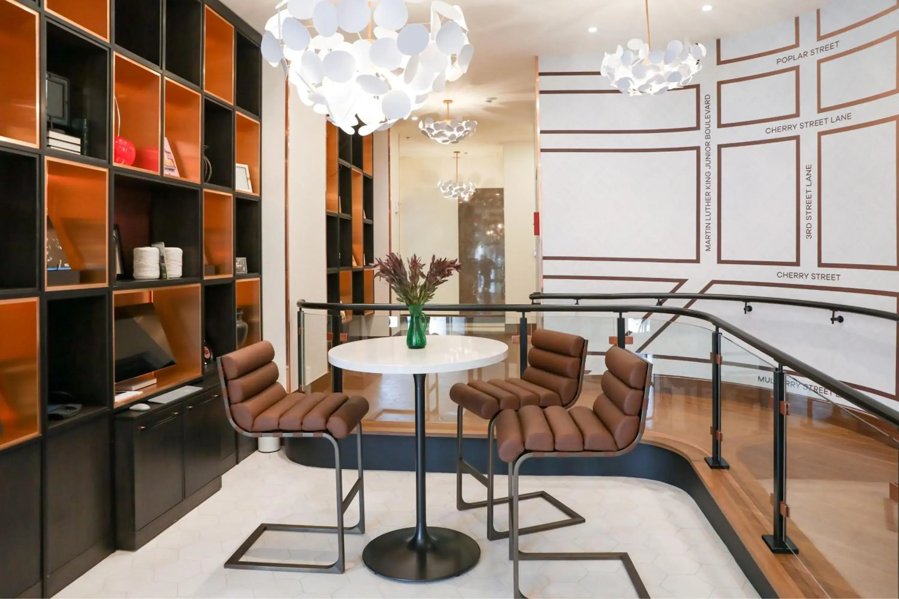 Lobby or reception in Hotel Forty Five, Macon, a Tribute Portfolio Hotel Lobby or reception in Hotel Forty Five, Macon, a Tribute Portfolio Hotel