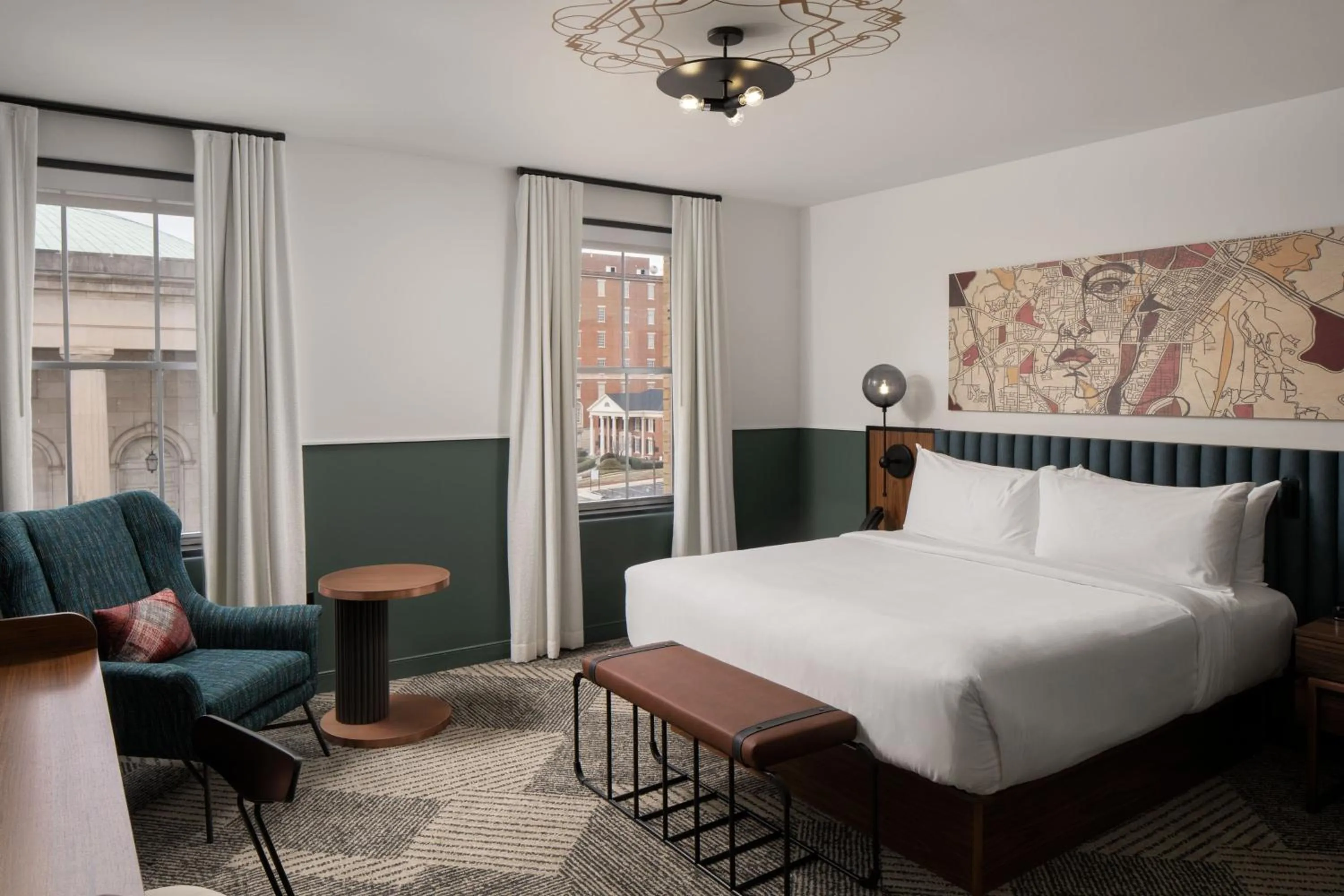 Bedroom, Bed in Hotel Forty Five, Macon, a Tribute Portfolio Hotel