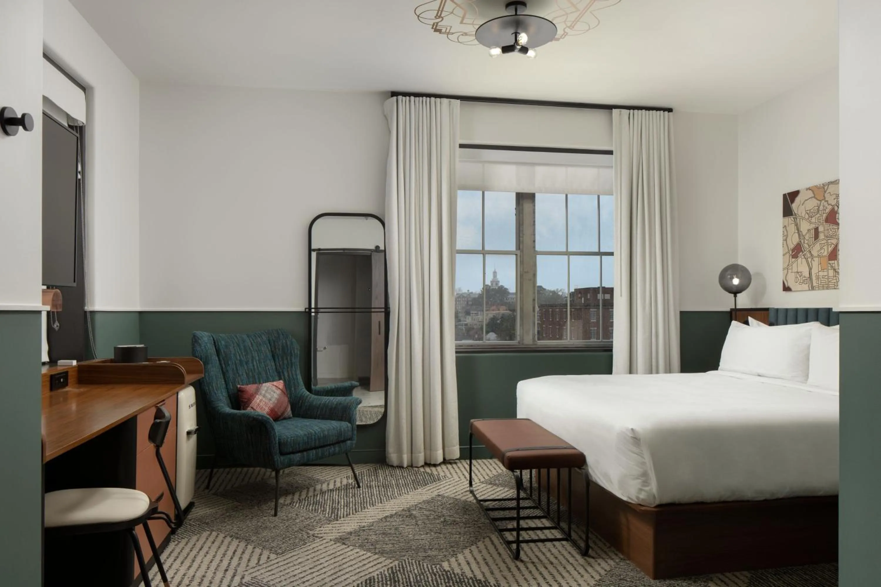 Bedroom, Bed in Hotel Forty Five, Macon, a Tribute Portfolio Hotel