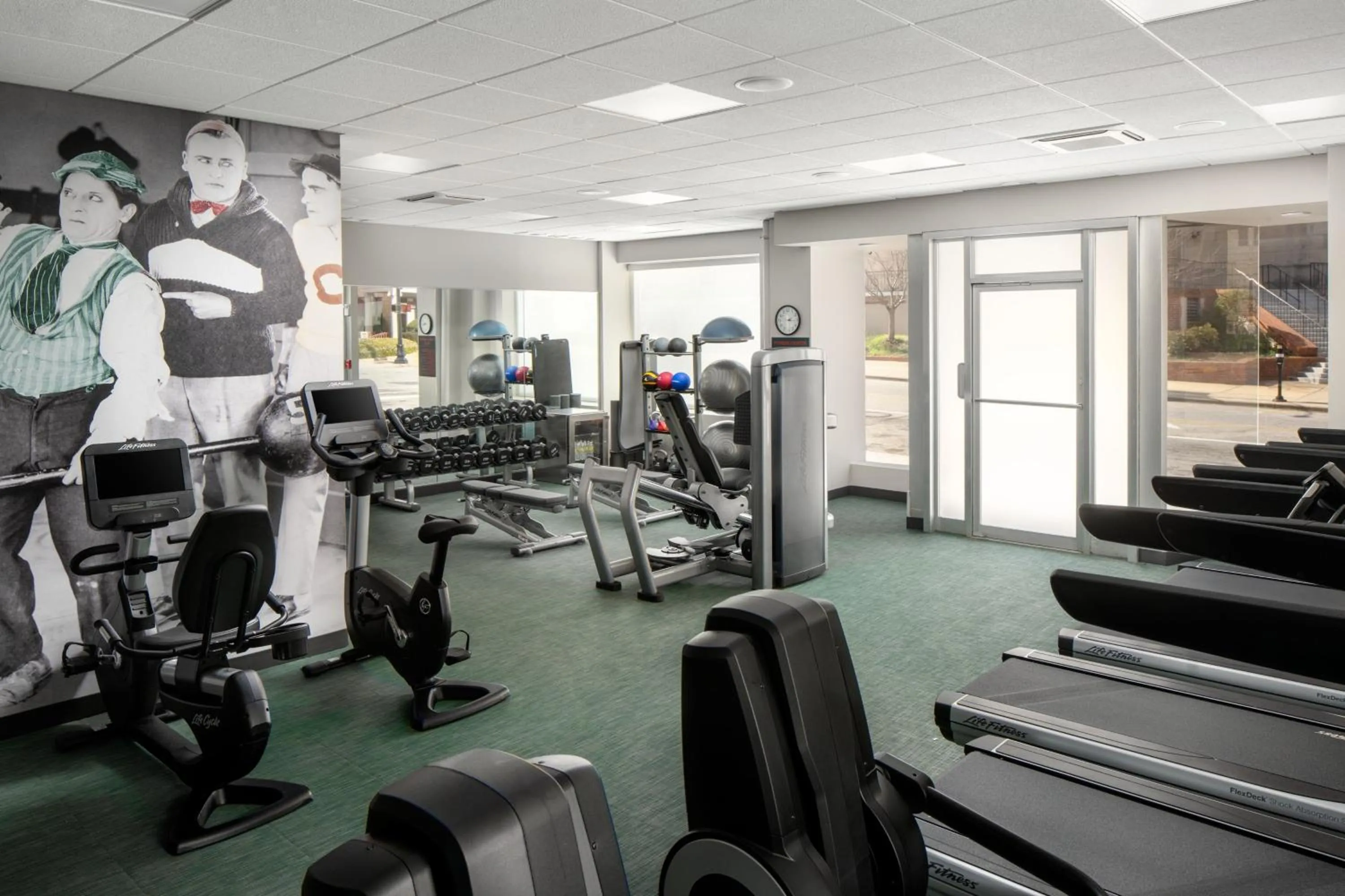 Fitness centre/facilities in Hotel Forty Five, Macon, a Tribute Portfolio Hotel