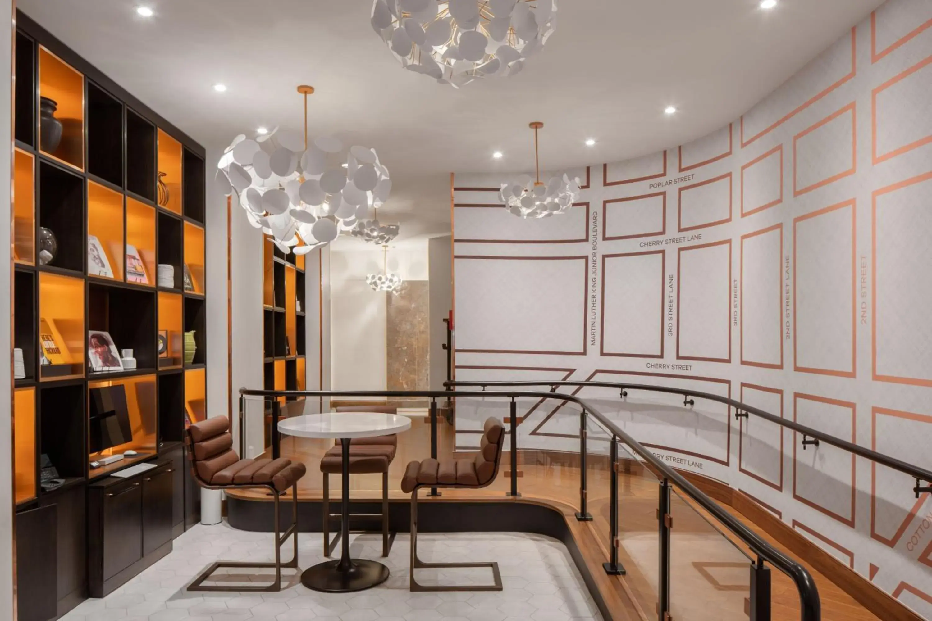 Lobby or reception in Hotel Forty Five, Macon, a Tribute Portfolio Hotel Lobby or reception in Hotel Forty Five, Macon, a Tribute Portfolio Hotel