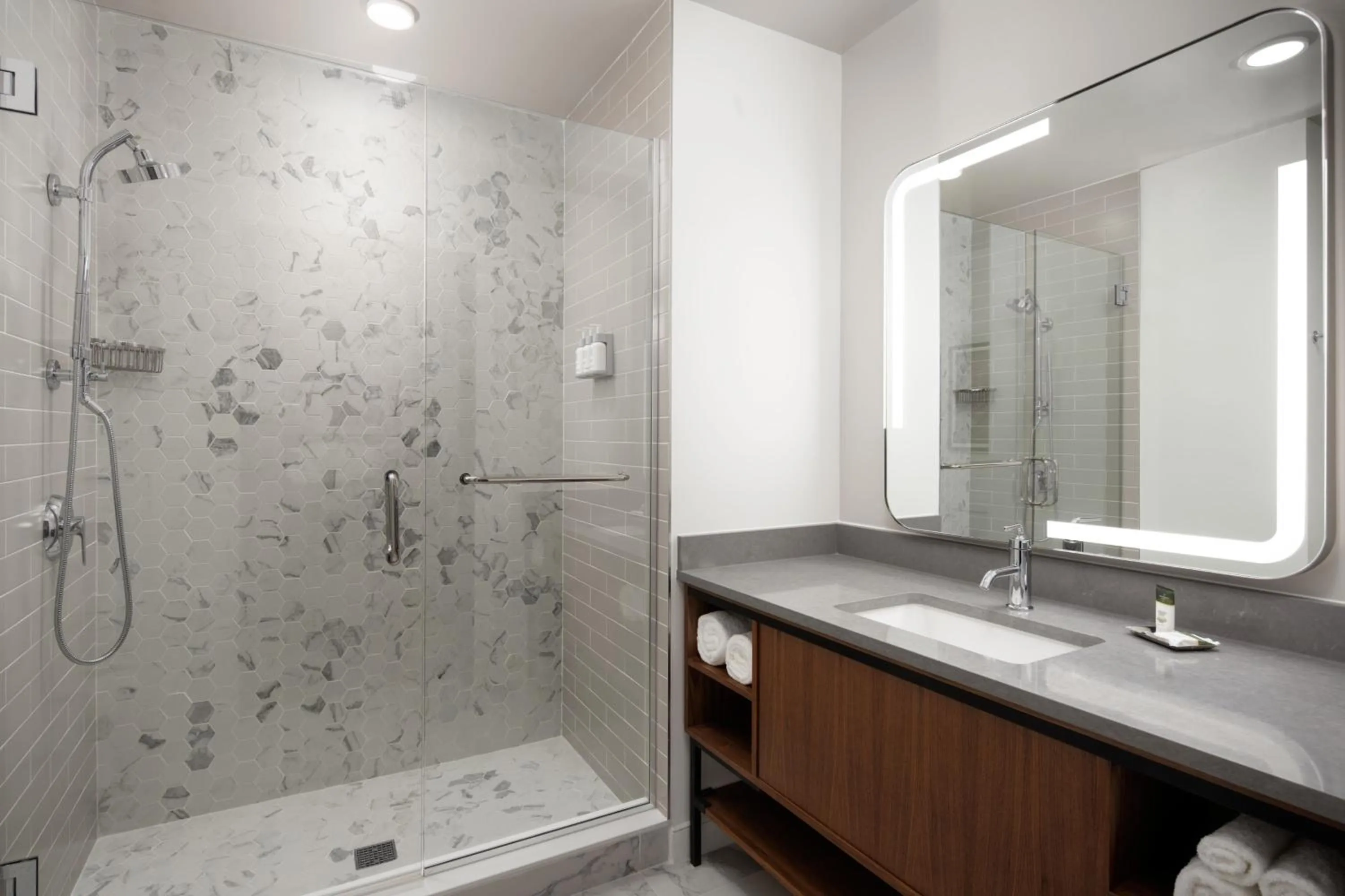 Bathroom in Hotel Forty Five, Macon, a Tribute Portfolio Hotel