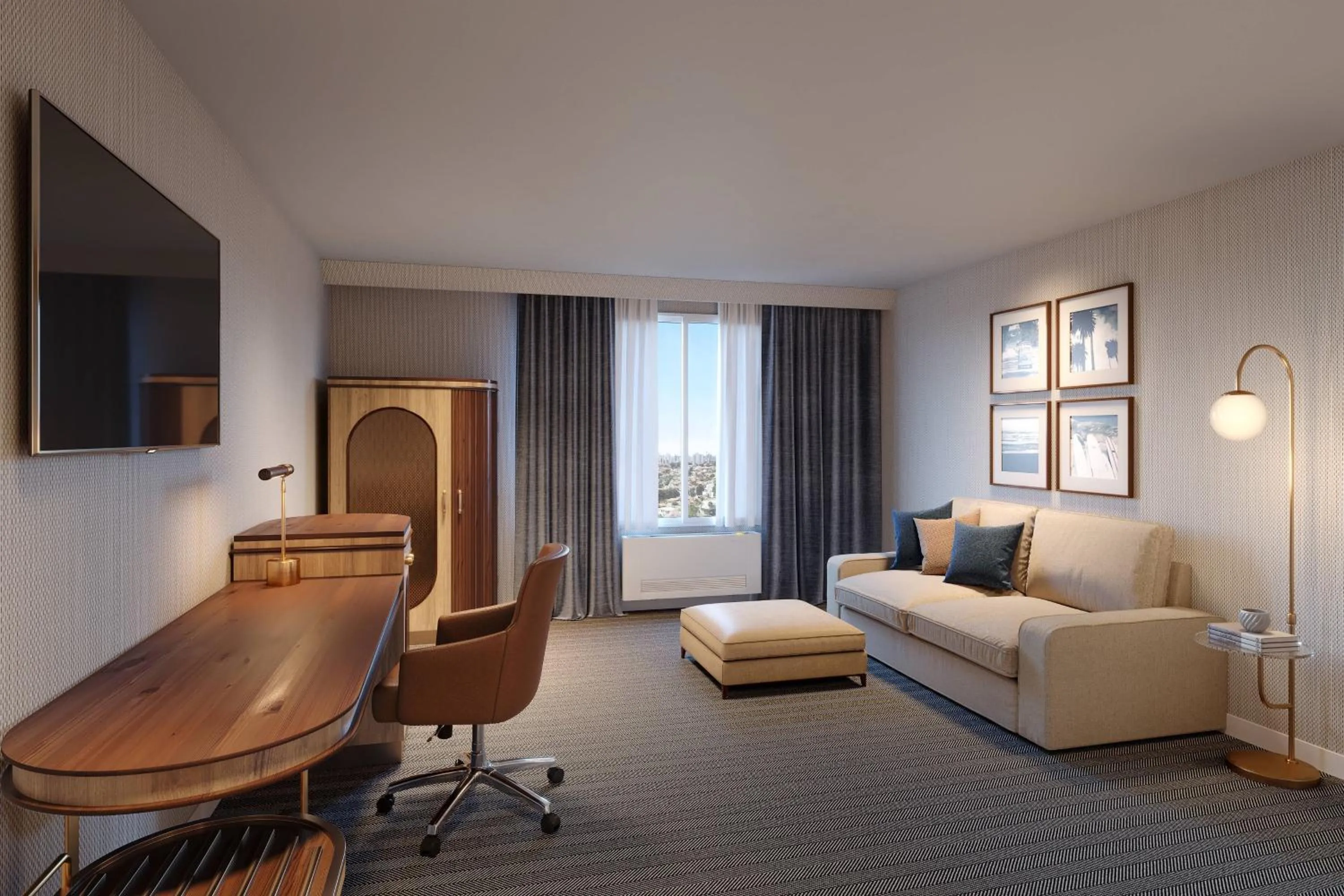 Living room in Courtyard by Marriott Santa Cruz