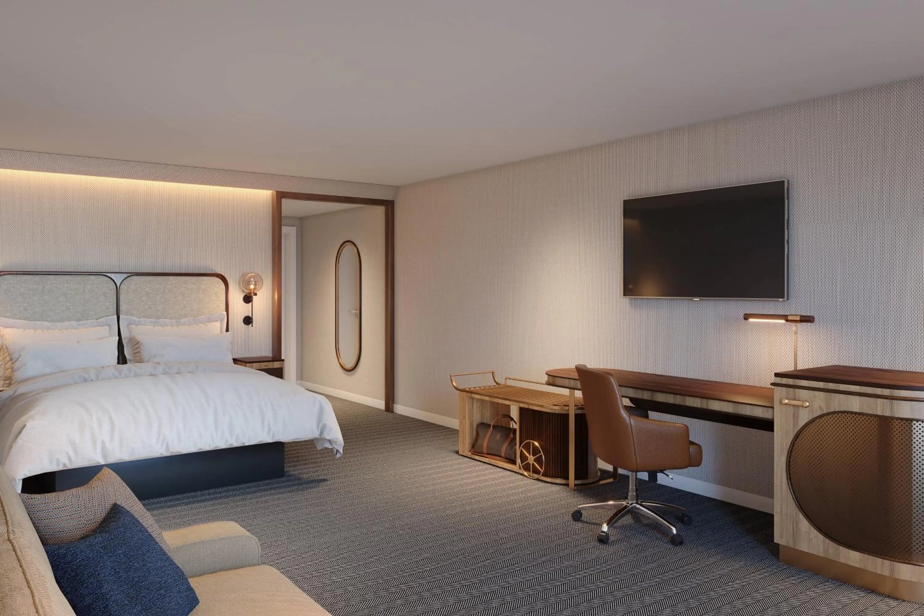 Photo of the whole room, Bed in Courtyard by Marriott Santa Cruz