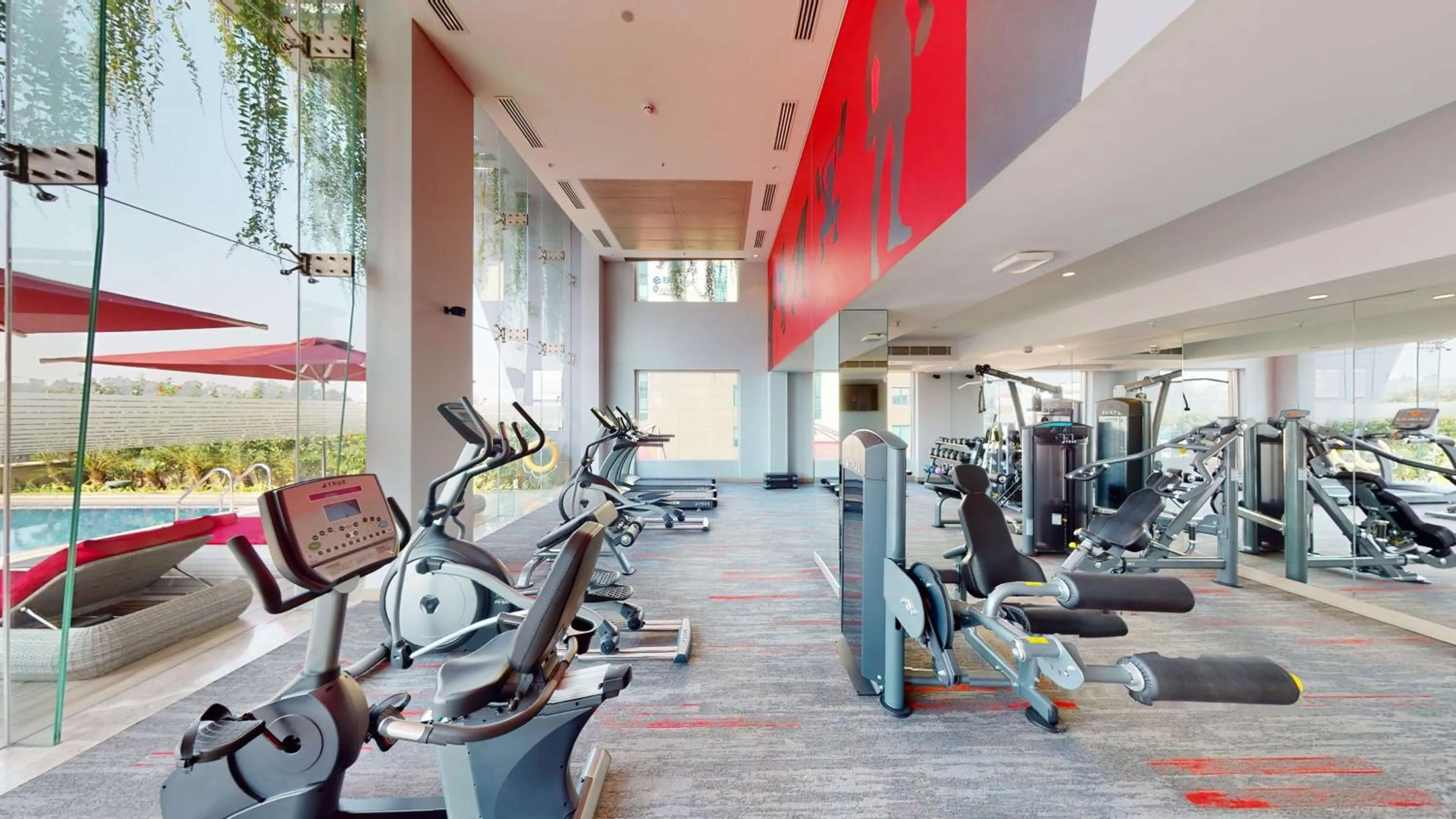 Fitness centre/facilities in Radisson RED Chandigarh Mohali
