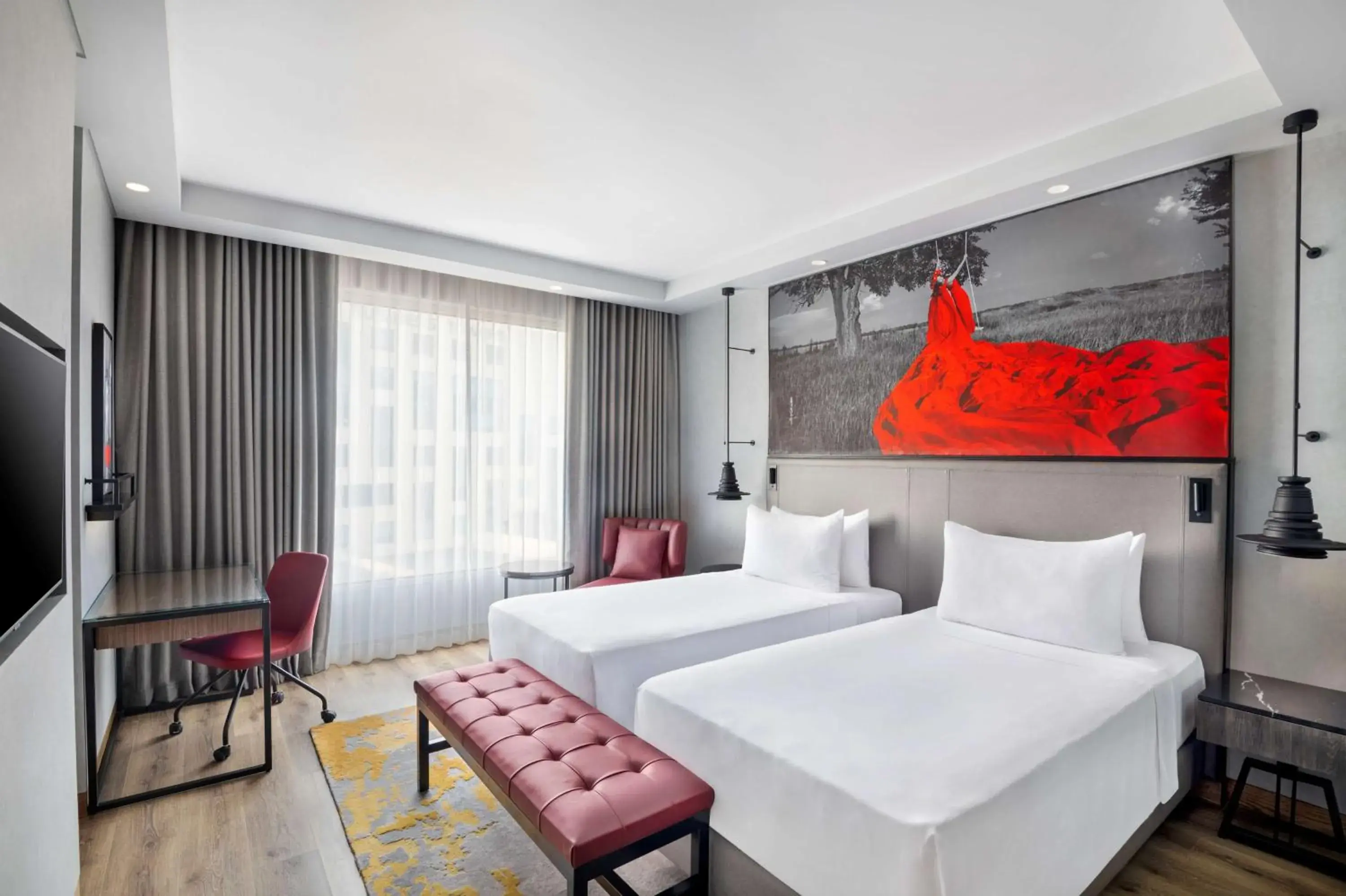 Photo of the whole room, Bed in Radisson RED Chandigarh Mohali Photo of the whole room, Bed in Radisson RED Chandigarh Mohali