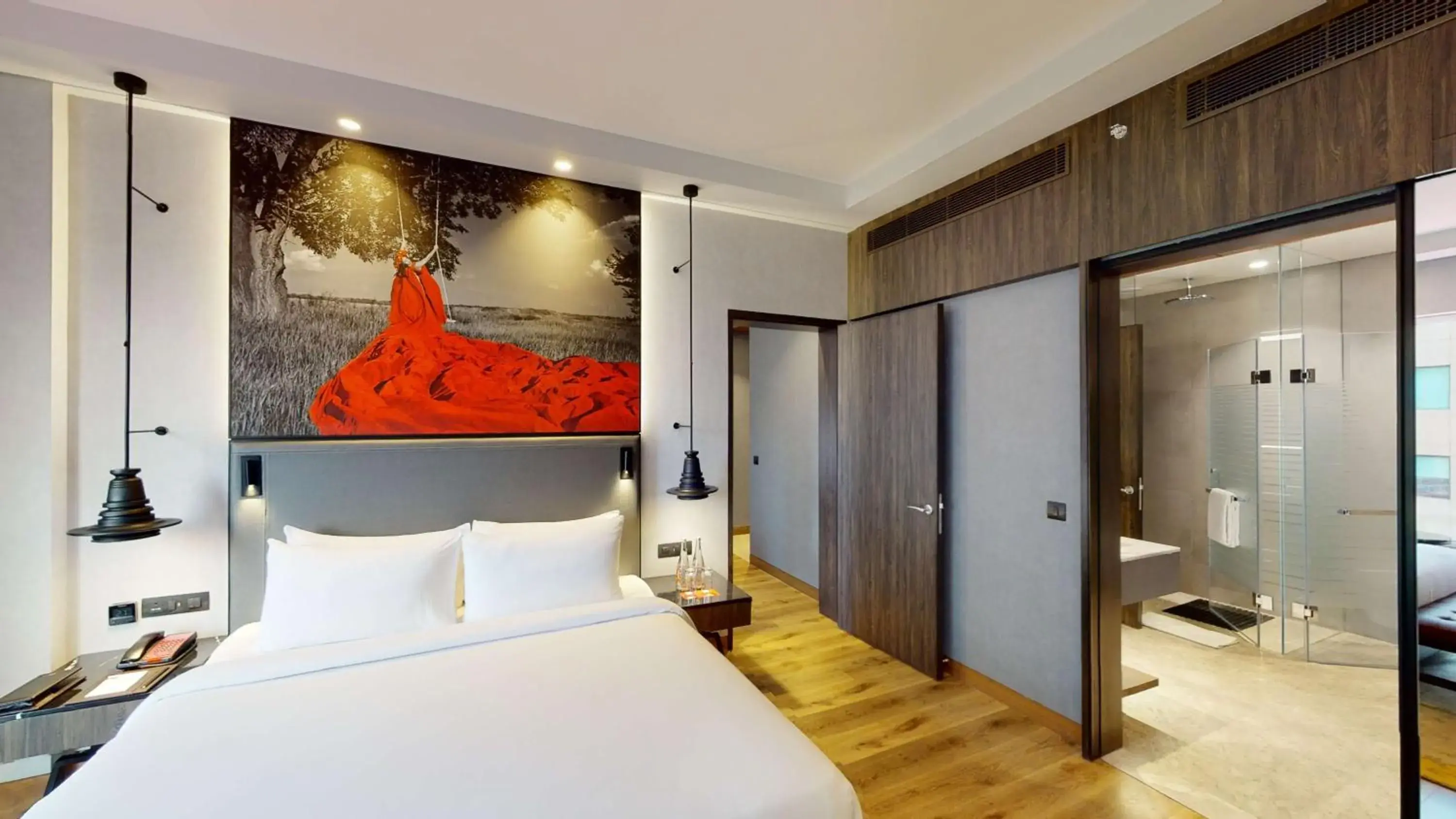 Photo of the whole room, Bed in Radisson RED Chandigarh Mohali Photo of the whole room, Bed in Radisson RED Chandigarh Mohali