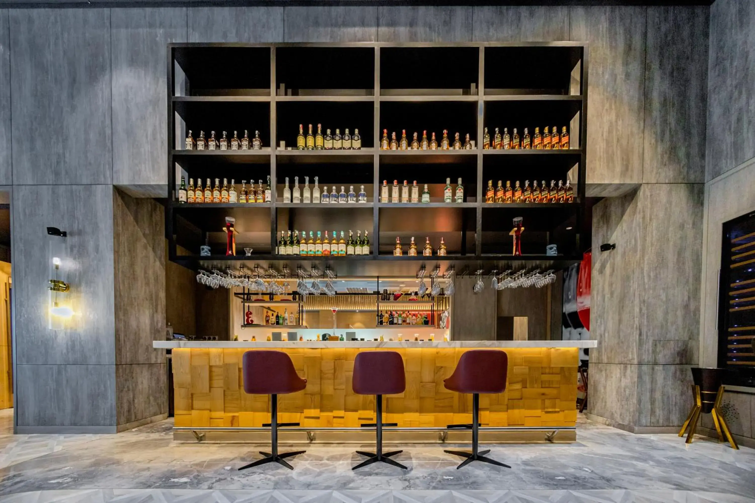 Lounge or bar in Radisson RED Chandigarh Mohali Lounge or bar in Radisson RED Chandigarh Mohali