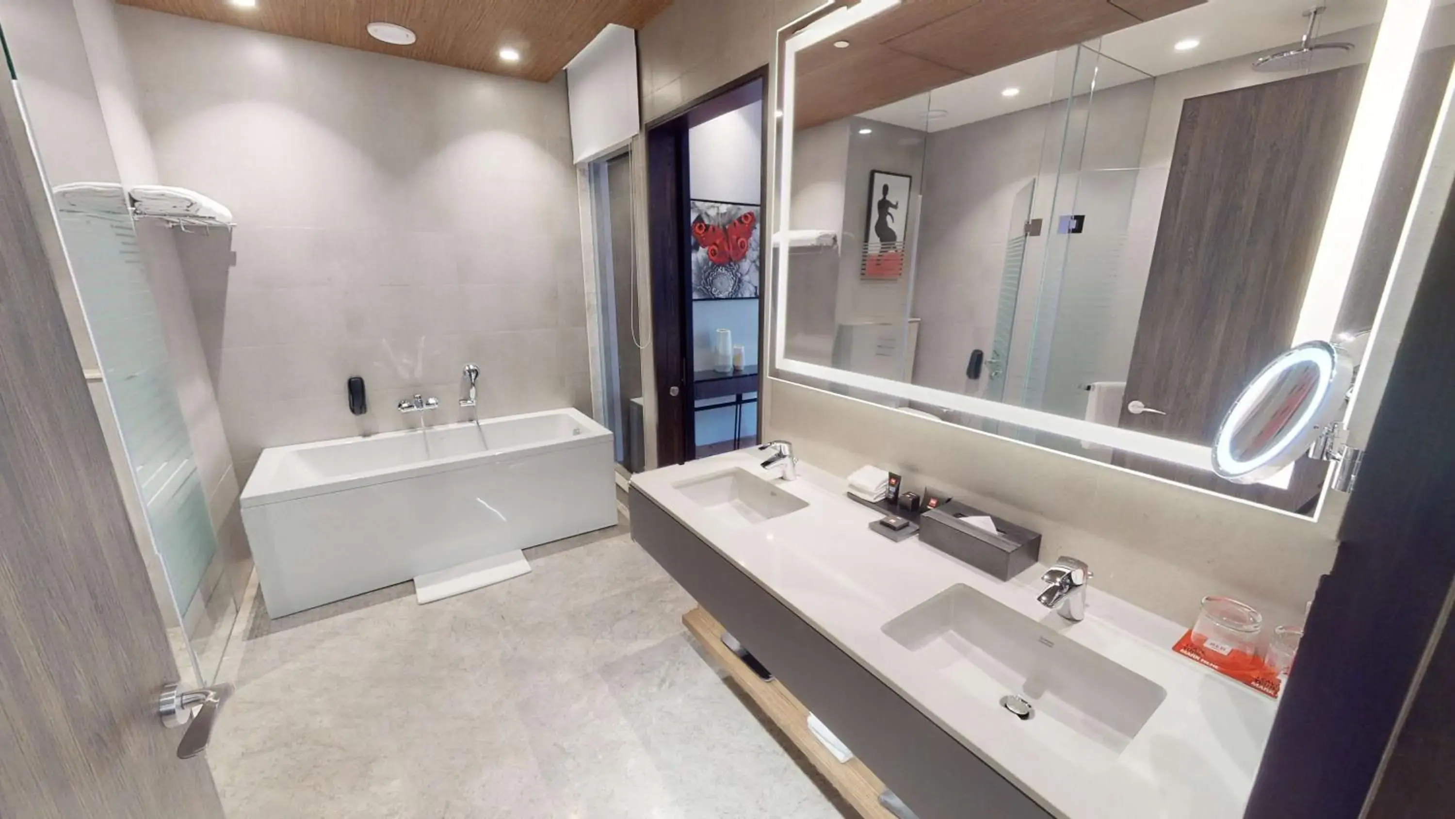 Bathroom in Radisson RED Chandigarh Mohali Bathroom in Radisson RED Chandigarh Mohali