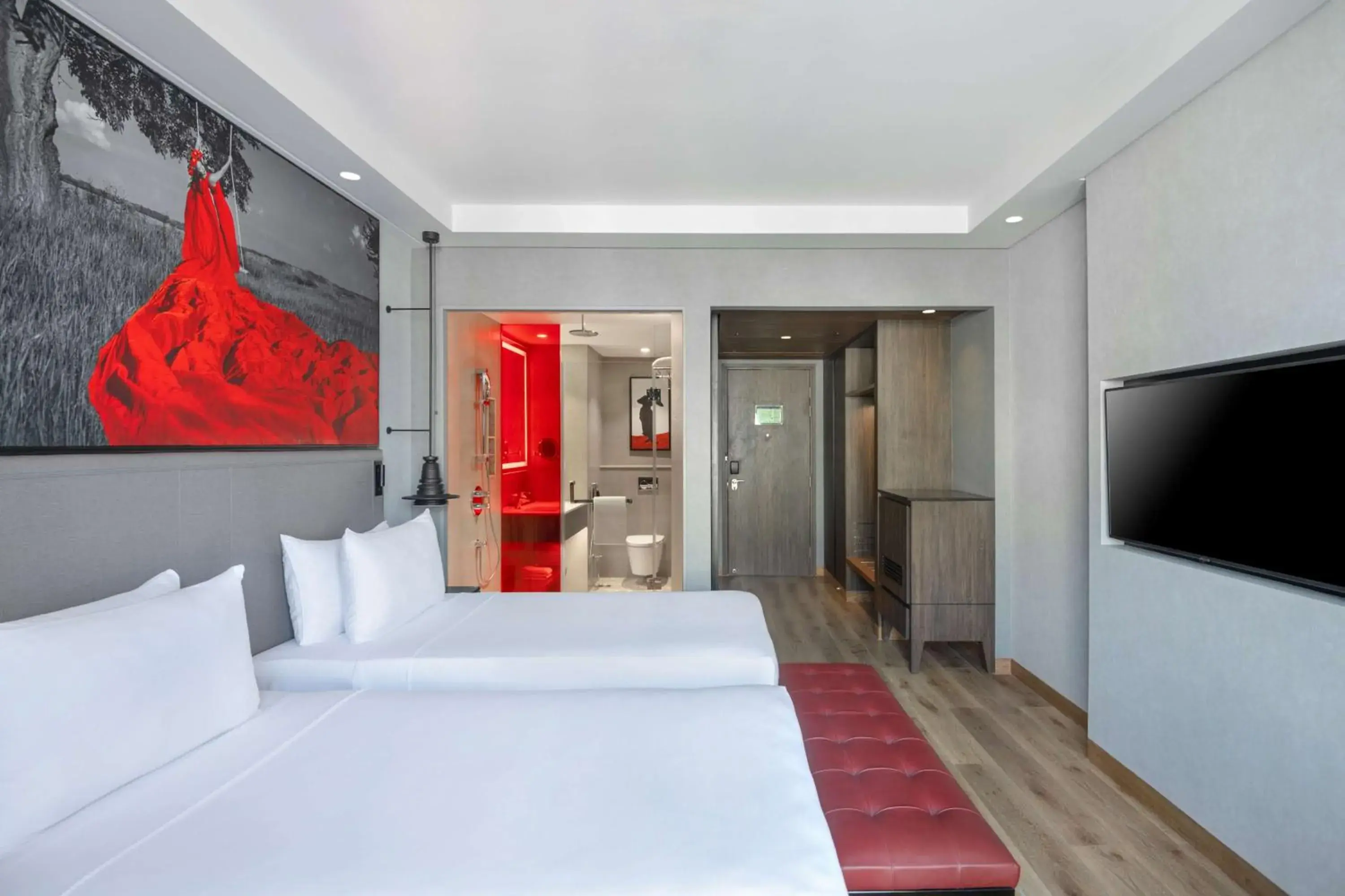 Superior double or Twin room with early check in at 11:00, 15% discount on Food and Soft Beverage in Radisson RED Chandigarh Mohali Superior double or Twin room with early check in at 11:00, 15% discount on Food and Soft Beverage in Radisson RED Chandigarh Mohali
