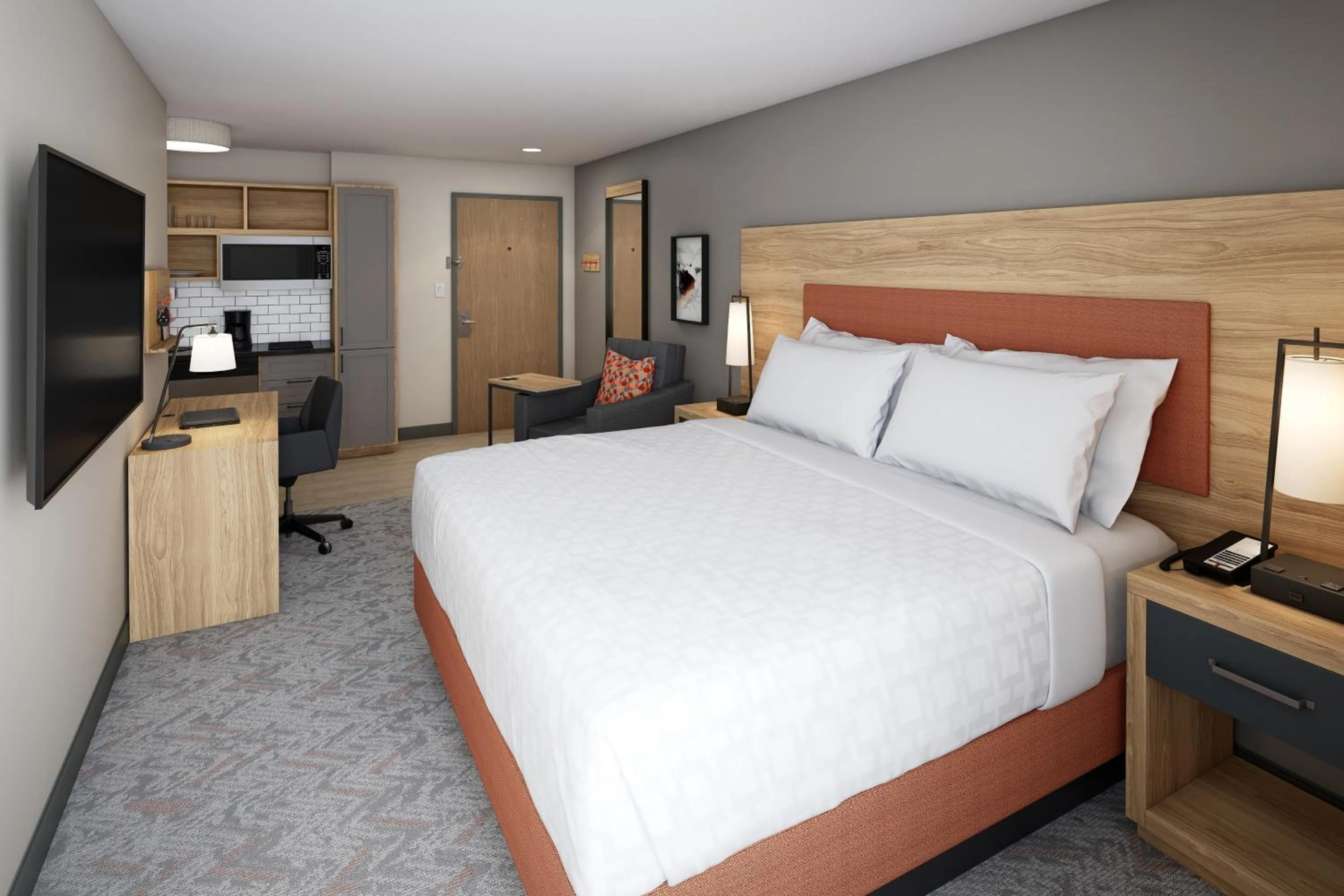 Bed in Candlewood Suites - Columbia by IHG