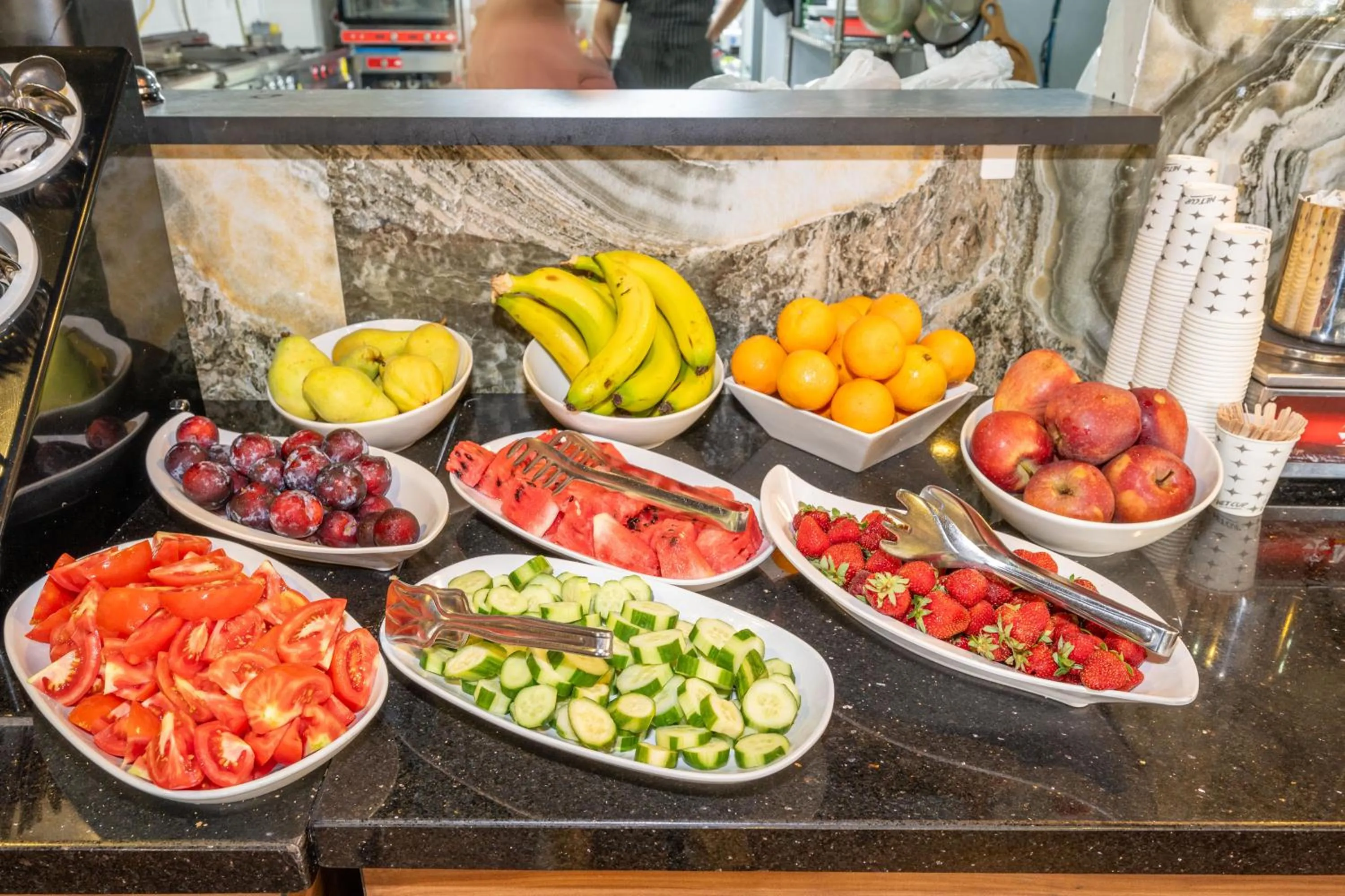 Buffet breakfast in Litros Hotel & Spa