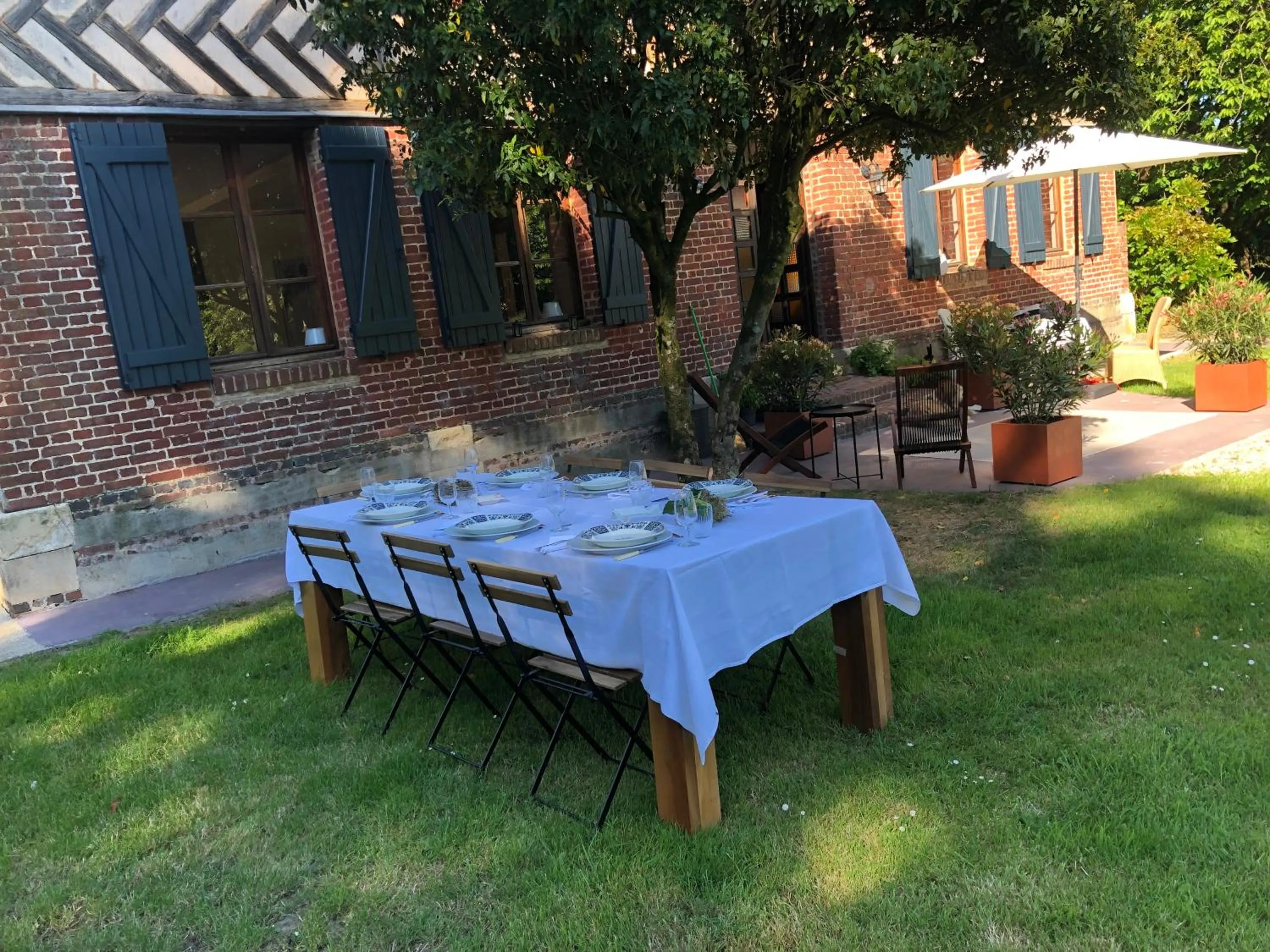 Garden in Le Domaine des Volets bleus