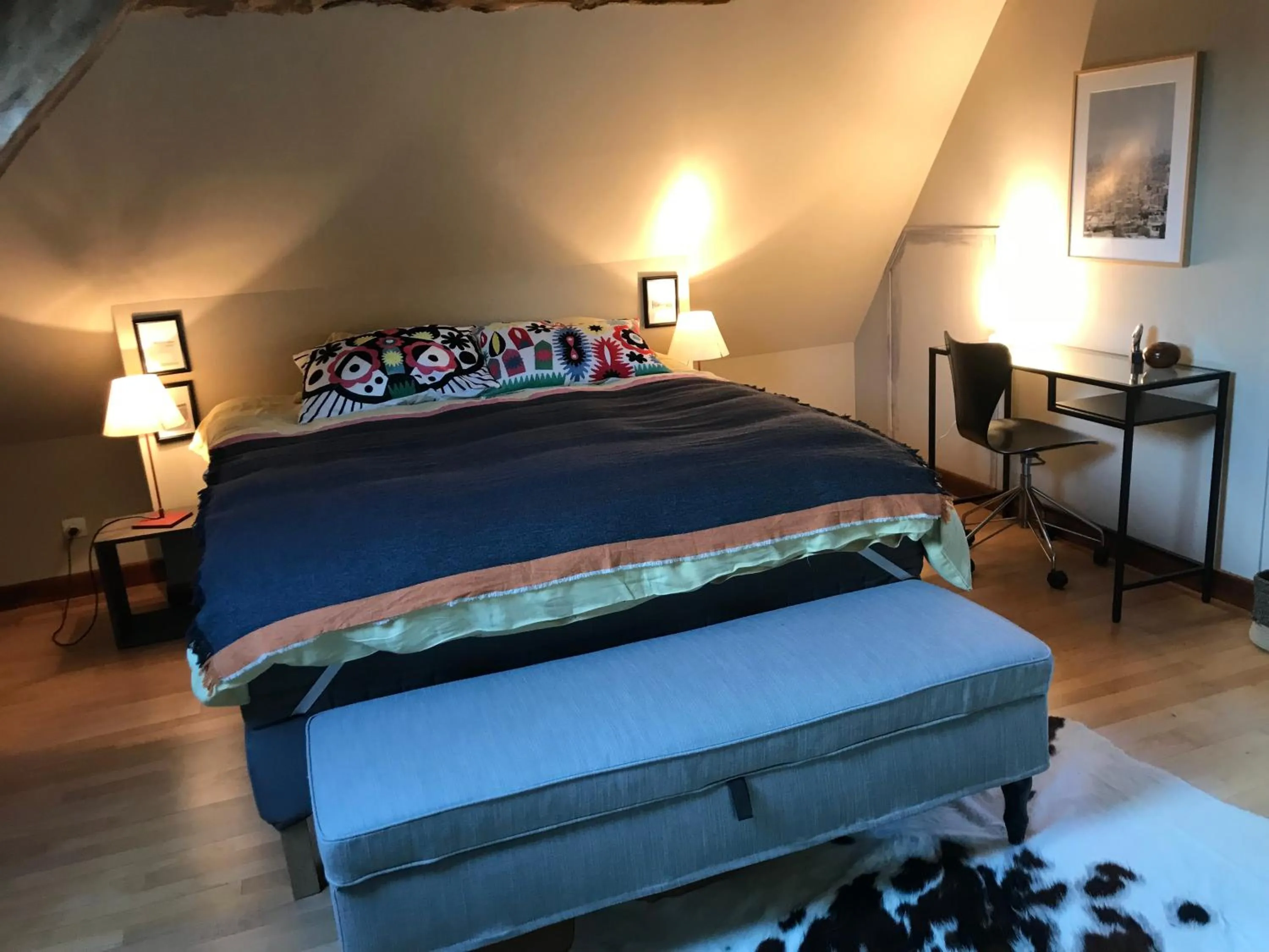 Bed in Le Domaine des Volets bleus