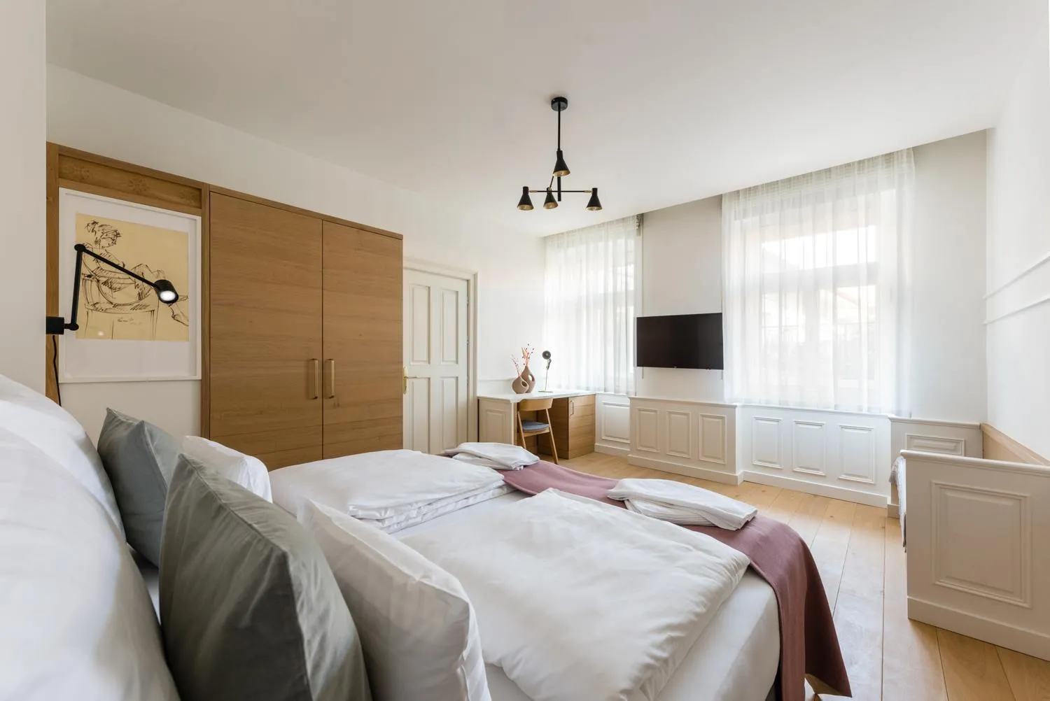 Bed in Isabella Boutique Hotel