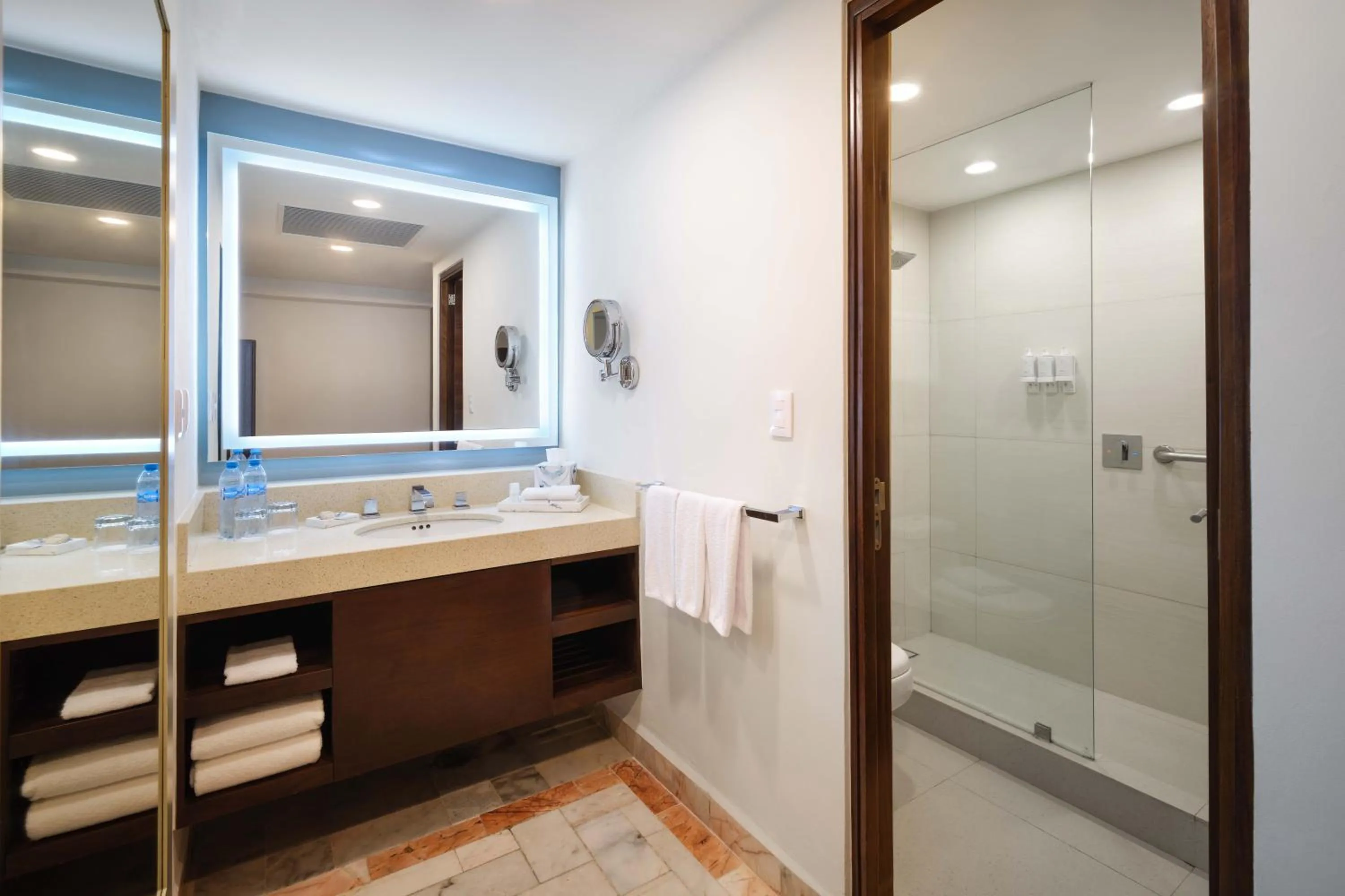 Shower in Wyndham Grand Cancun All Inclusive Resort & Villas