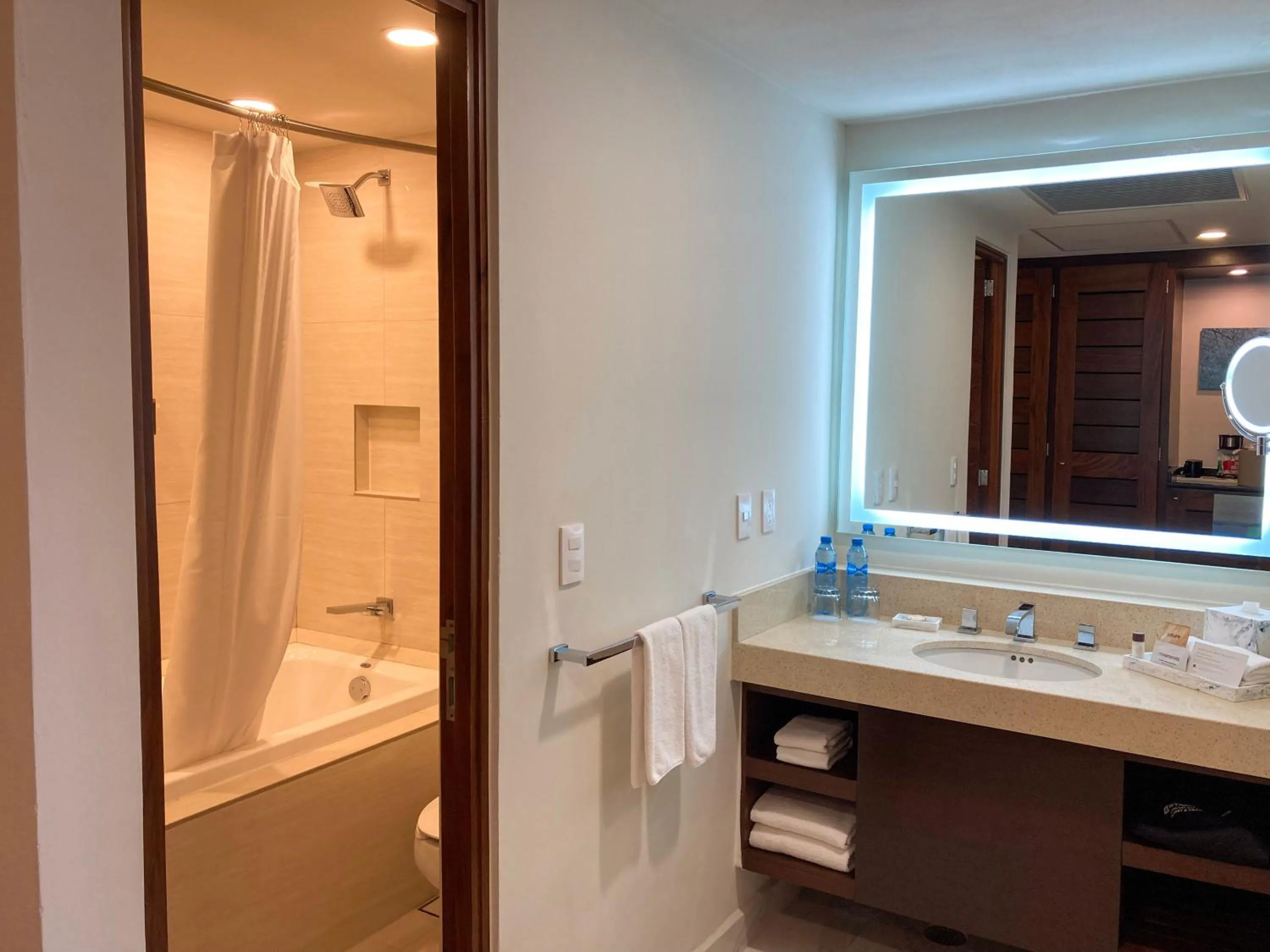 Shower in Wyndham Grand Cancun All Inclusive Resort & Villas