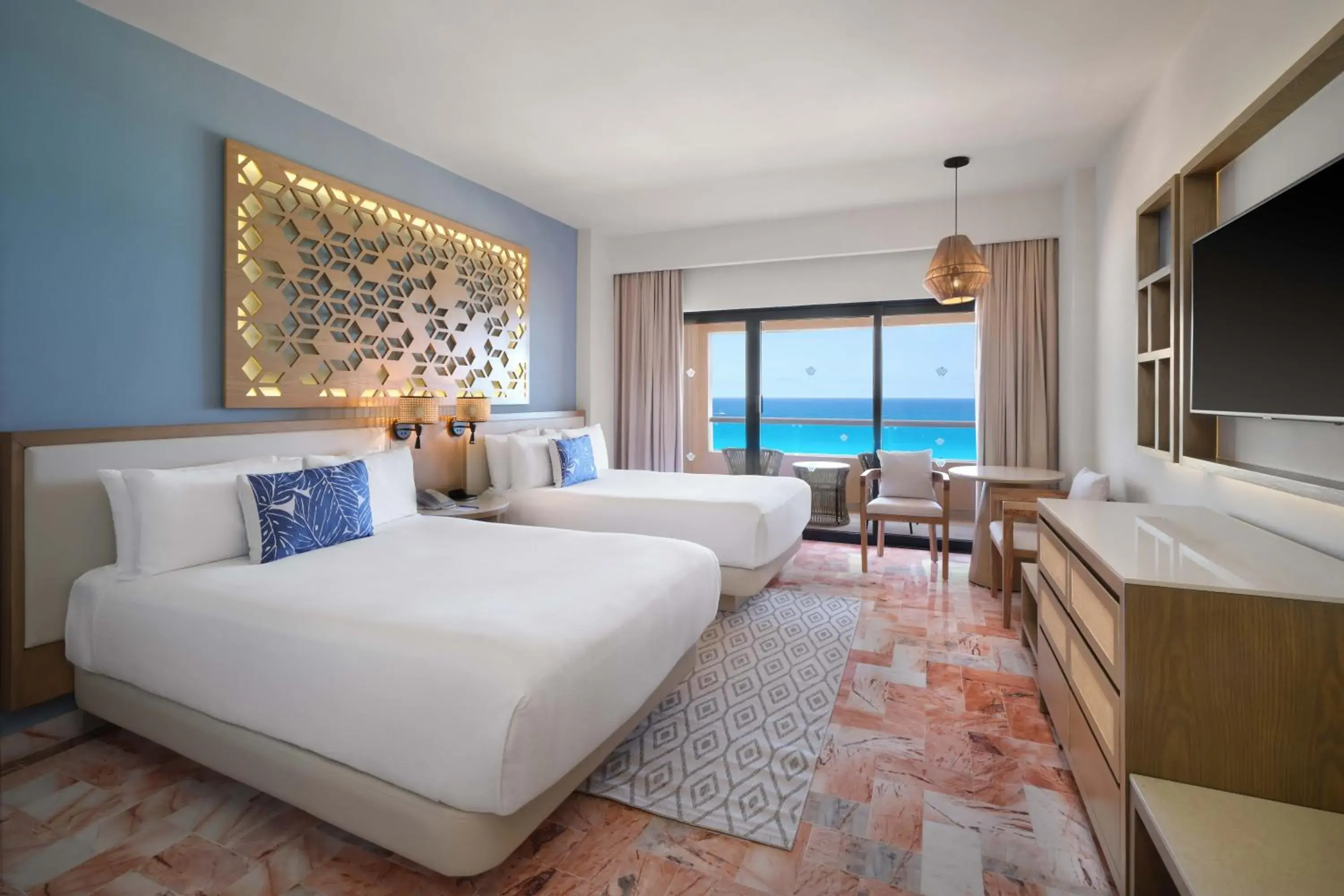 Superior Double Room with Ocean View - Non-Smoking in Wyndham Grand Cancun All Inclusive Resort & Villas Superior Double Room with Ocean View - Non-Smoking in Wyndham Grand Cancun All Inclusive Resort & Villas