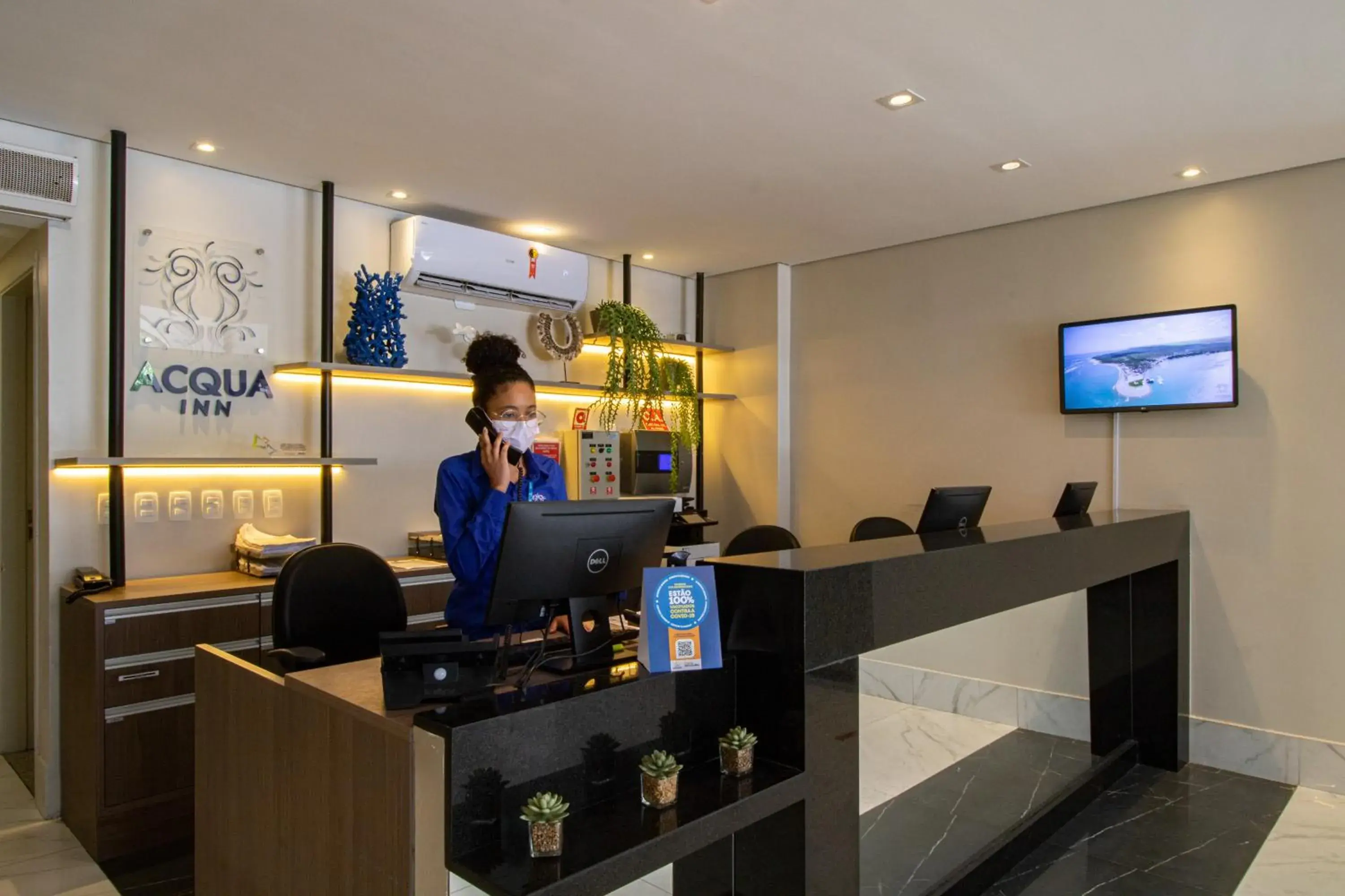 Lobby or reception in Acqua Inn Maceió Ponta Verde Lobby or reception in Acqua Inn Maceió Ponta Verde