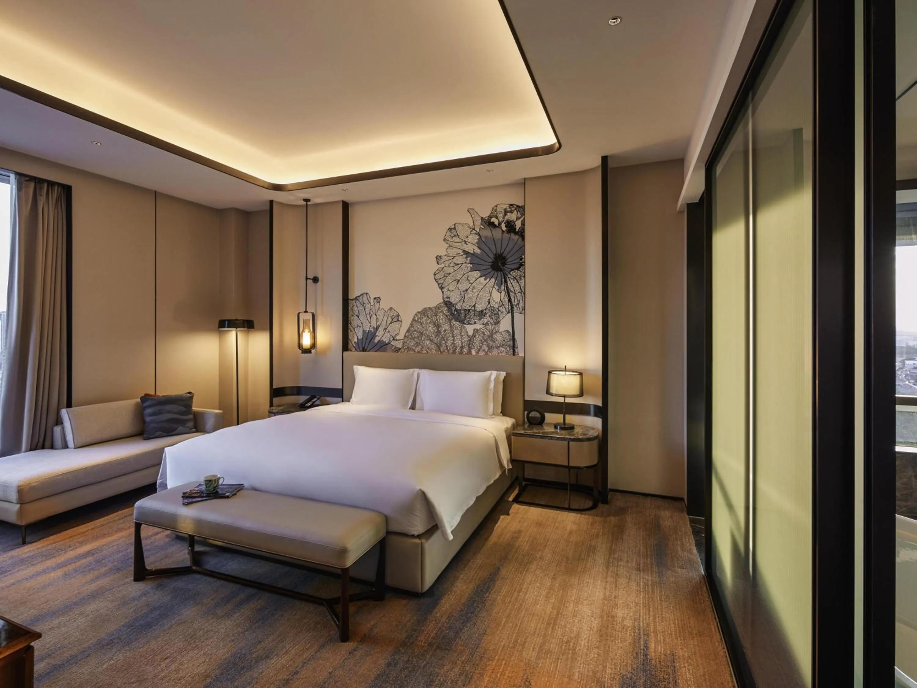 Bedroom, Bed in Pullman Suzhou Taicang
