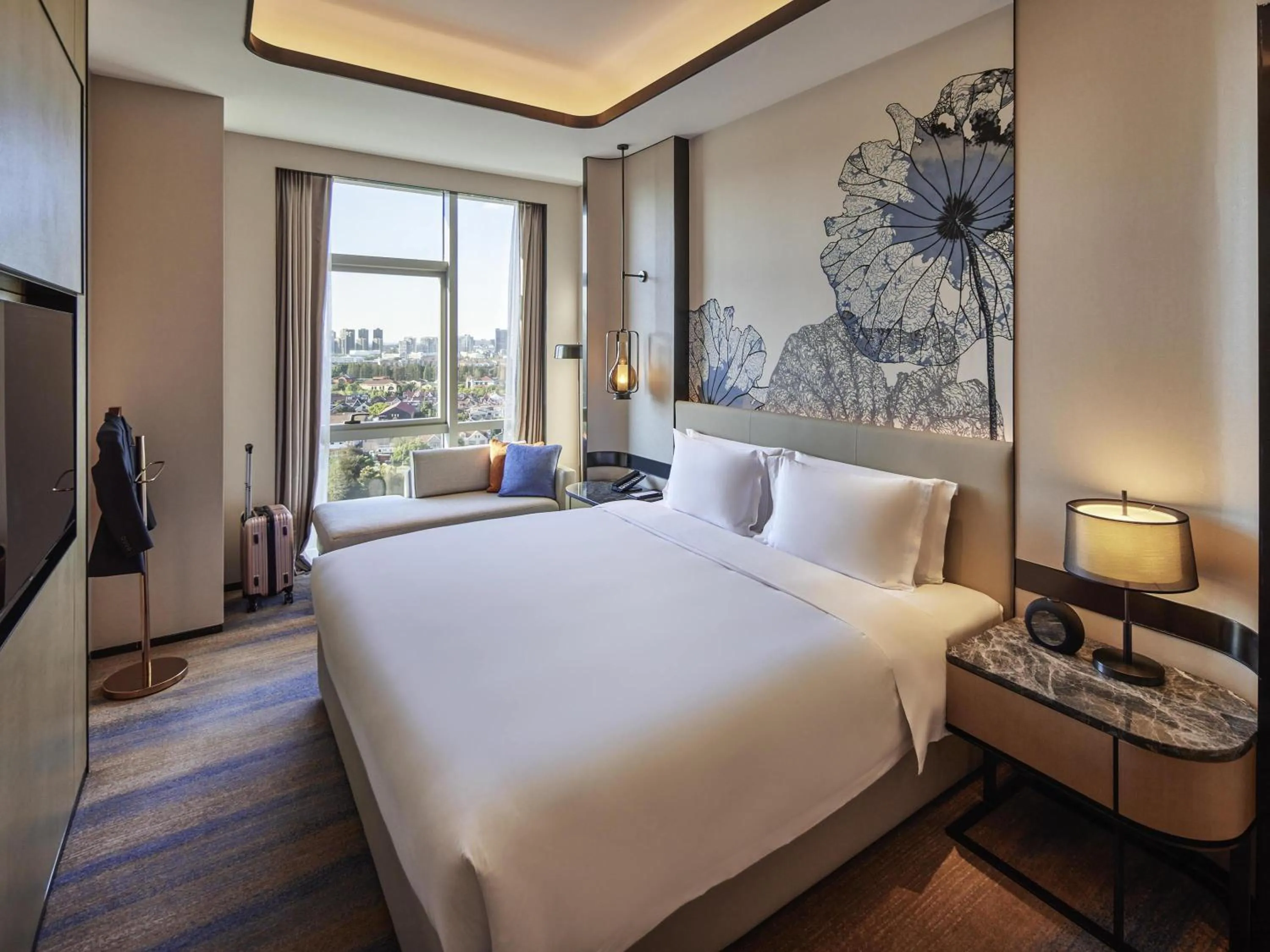 Bedroom, Bed in Pullman Suzhou Taicang
