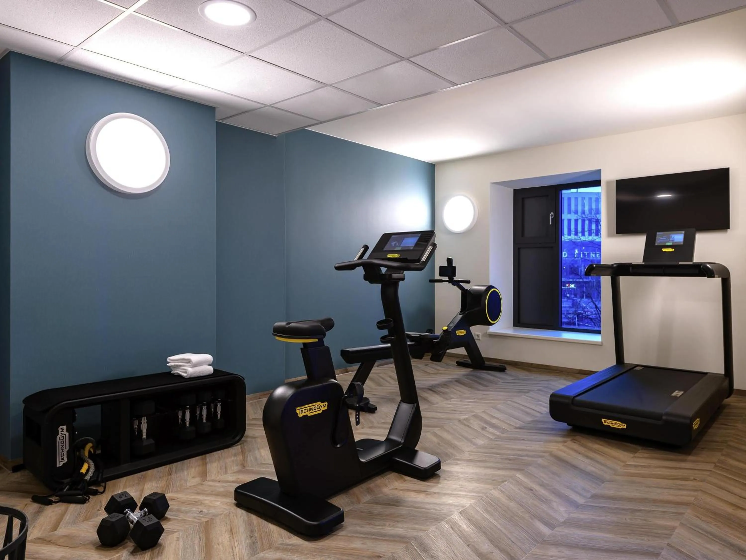Fitness centre/facilities in Aparthotel Adagio Access Kiel City