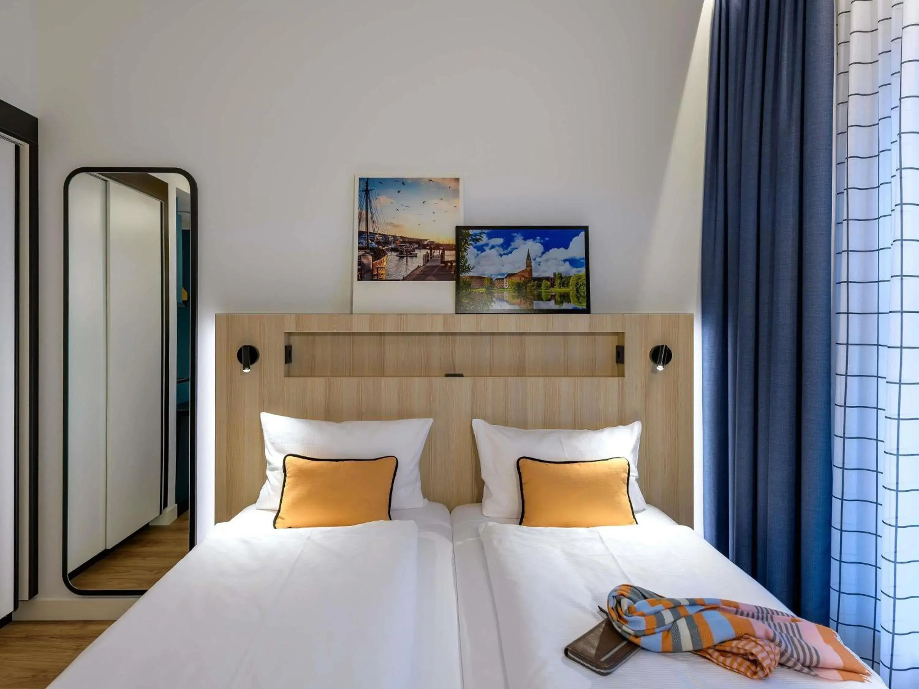 Bedroom, Bed in Aparthotel Adagio Access Kiel City Bedroom, Bed in Aparthotel Adagio Access Kiel City