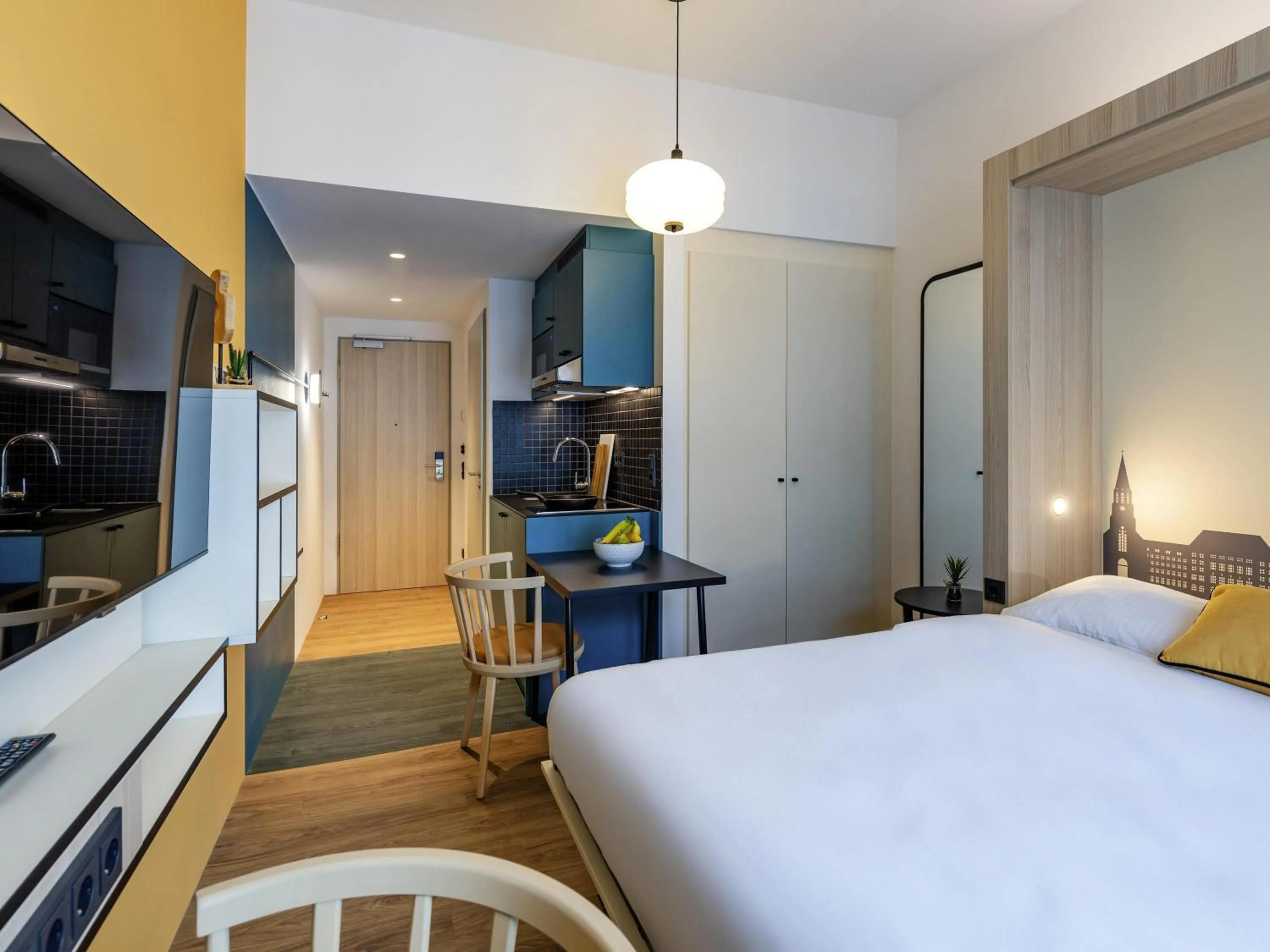 Bedroom, Bed in Aparthotel Adagio Access Kiel City