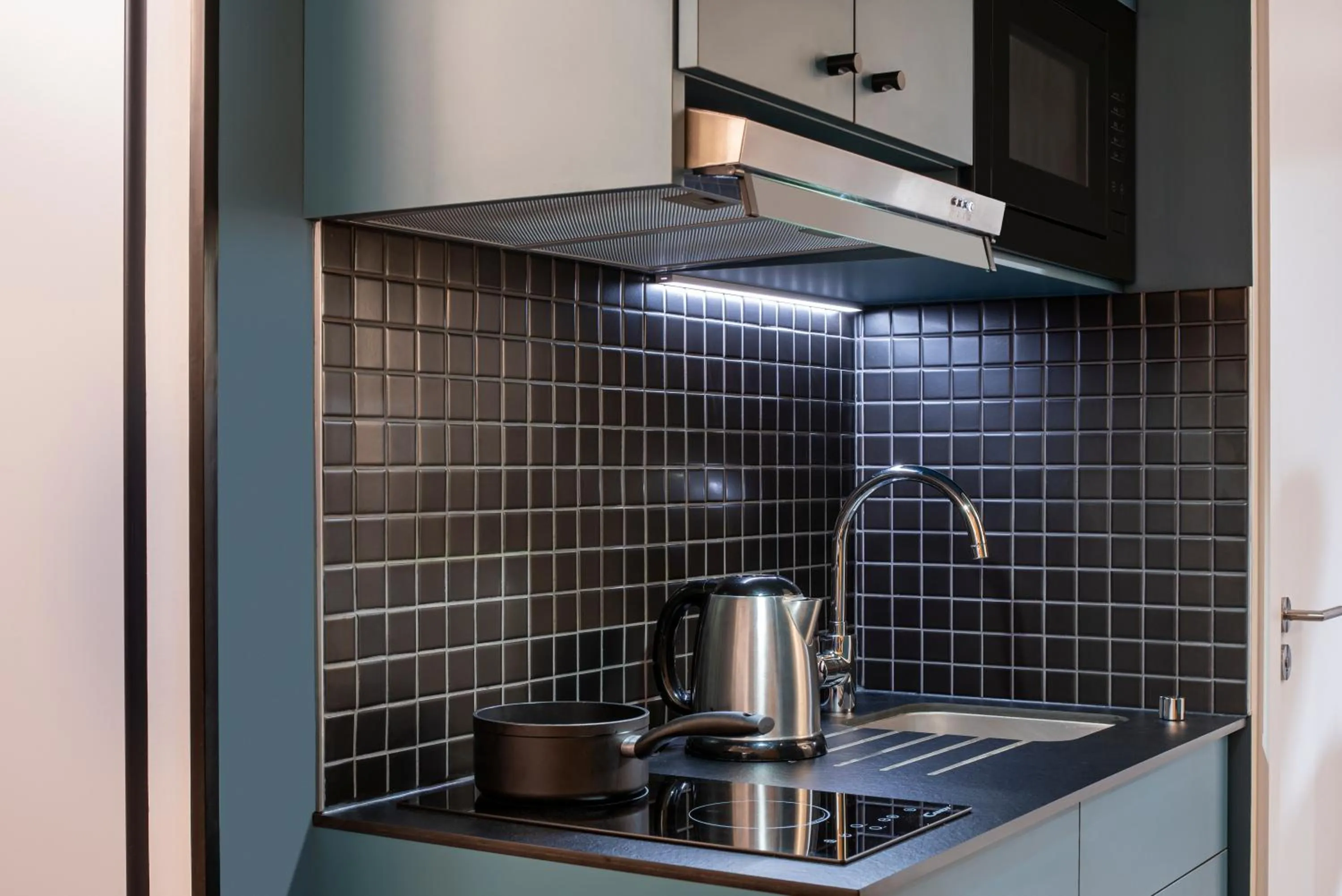 Coffee/tea facilities in Aparthotel Adagio Access Kiel City