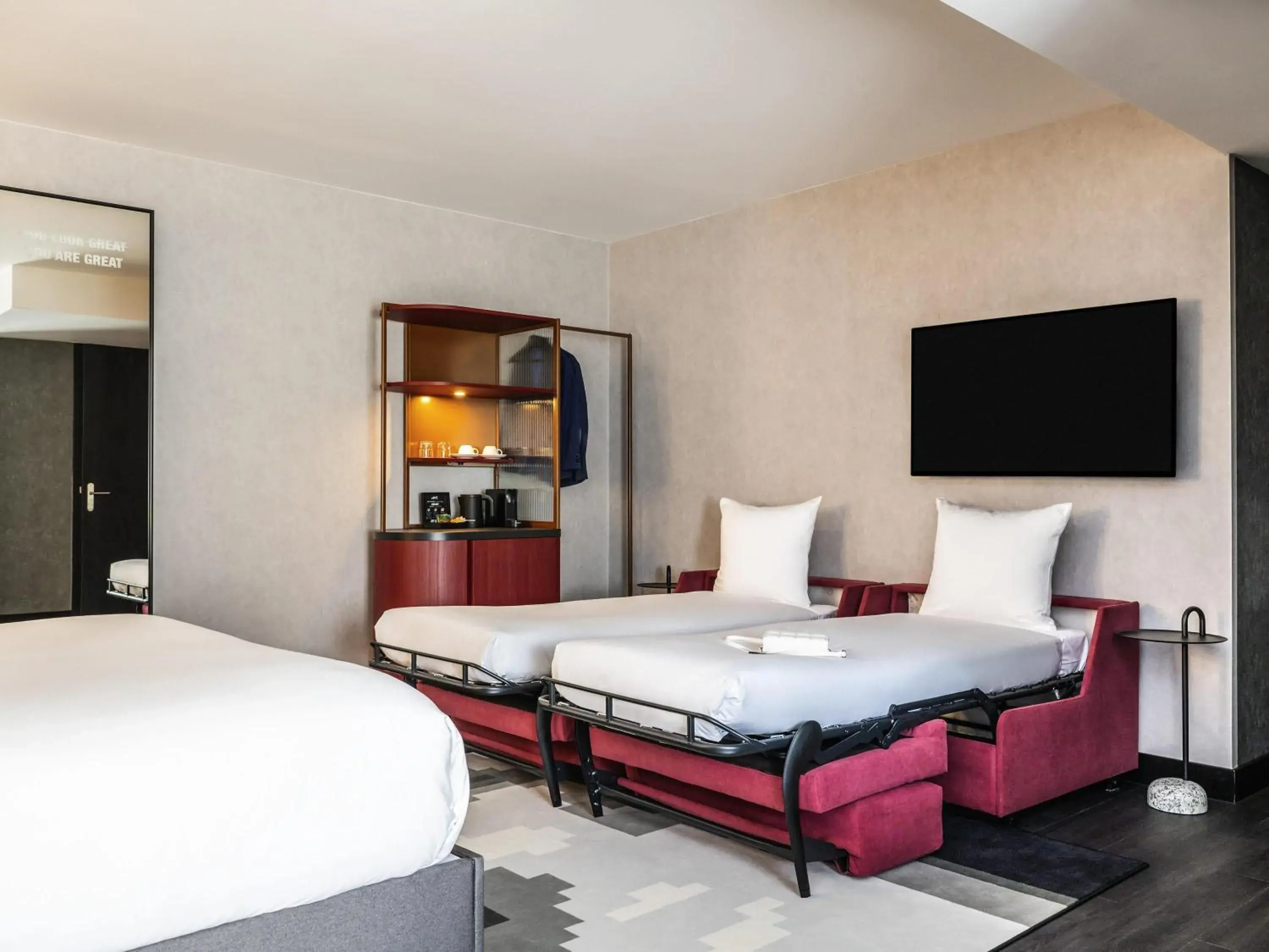 Bedroom, Bed in Tribe Amsterdam City Bedroom, Bed in Tribe Amsterdam City